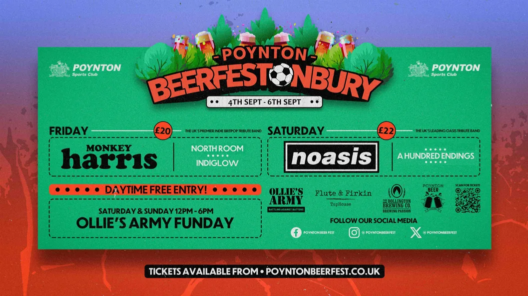 'Beerfestonbury' - Poynton Beer Festival at Poynton Sports Club