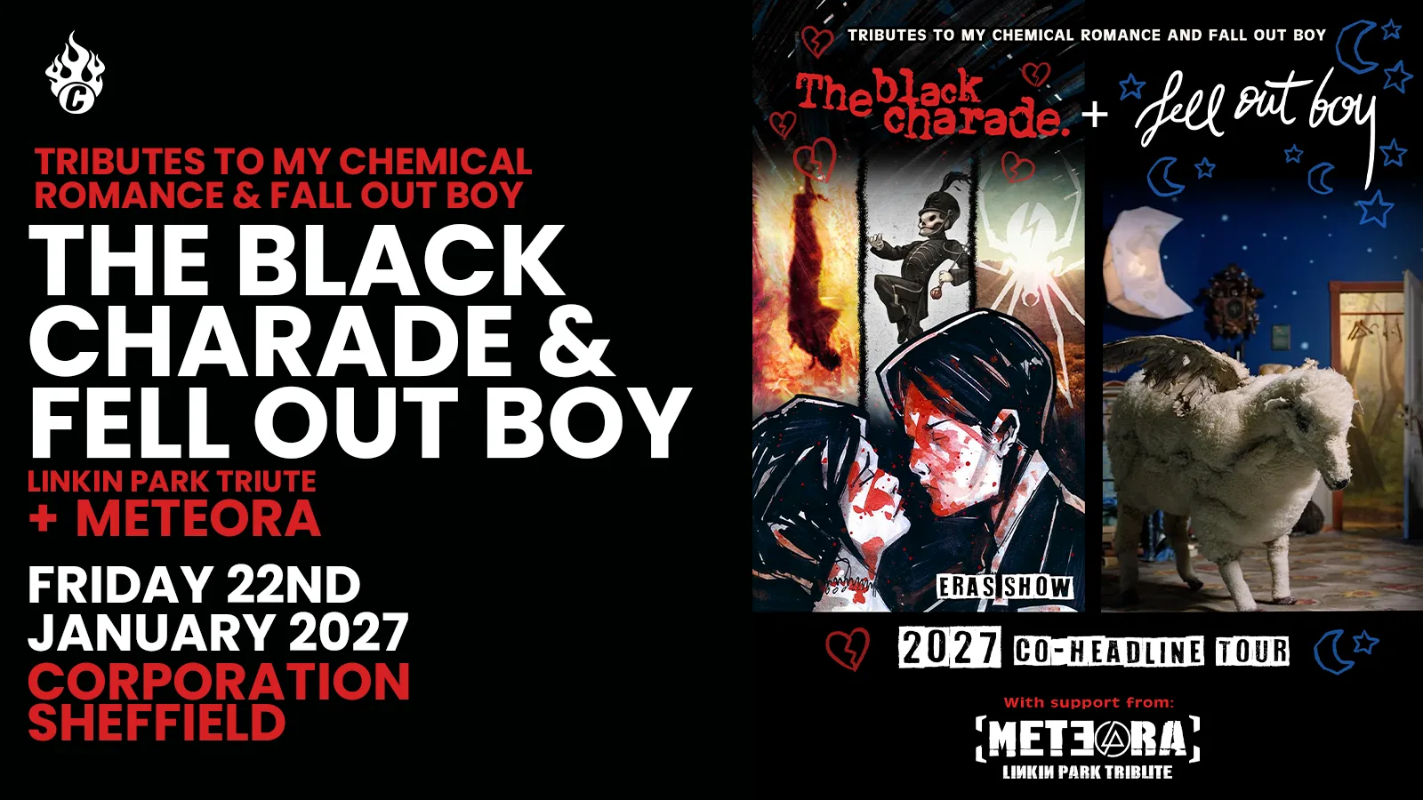 The Black Charade & Fell Out Boy at Corporation