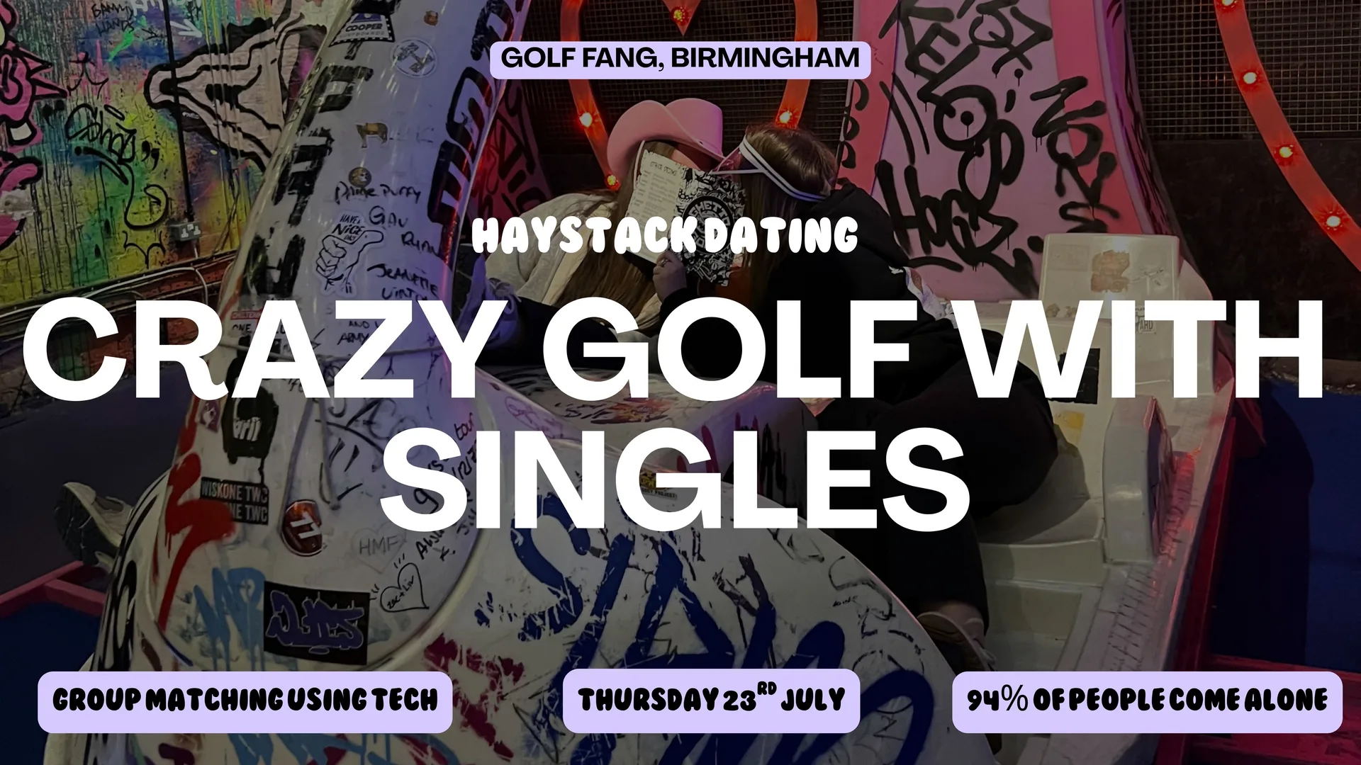 HAYSTACK DATING | GOLF FANG BIRMINGHAM | THURSDAY 23RD JULY at Golf Fang Birmingham
