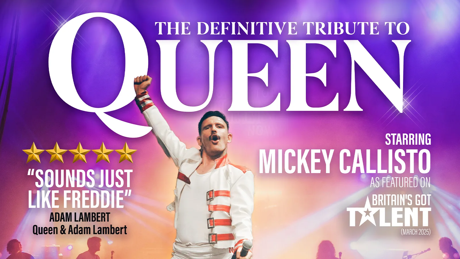 👑 QUEEN’S GREATEST HITS – starring Mickey Callisto in Don’t Stop QUEEN Now ⭐️⭐️⭐️⭐️⭐️ at The Buttermarket