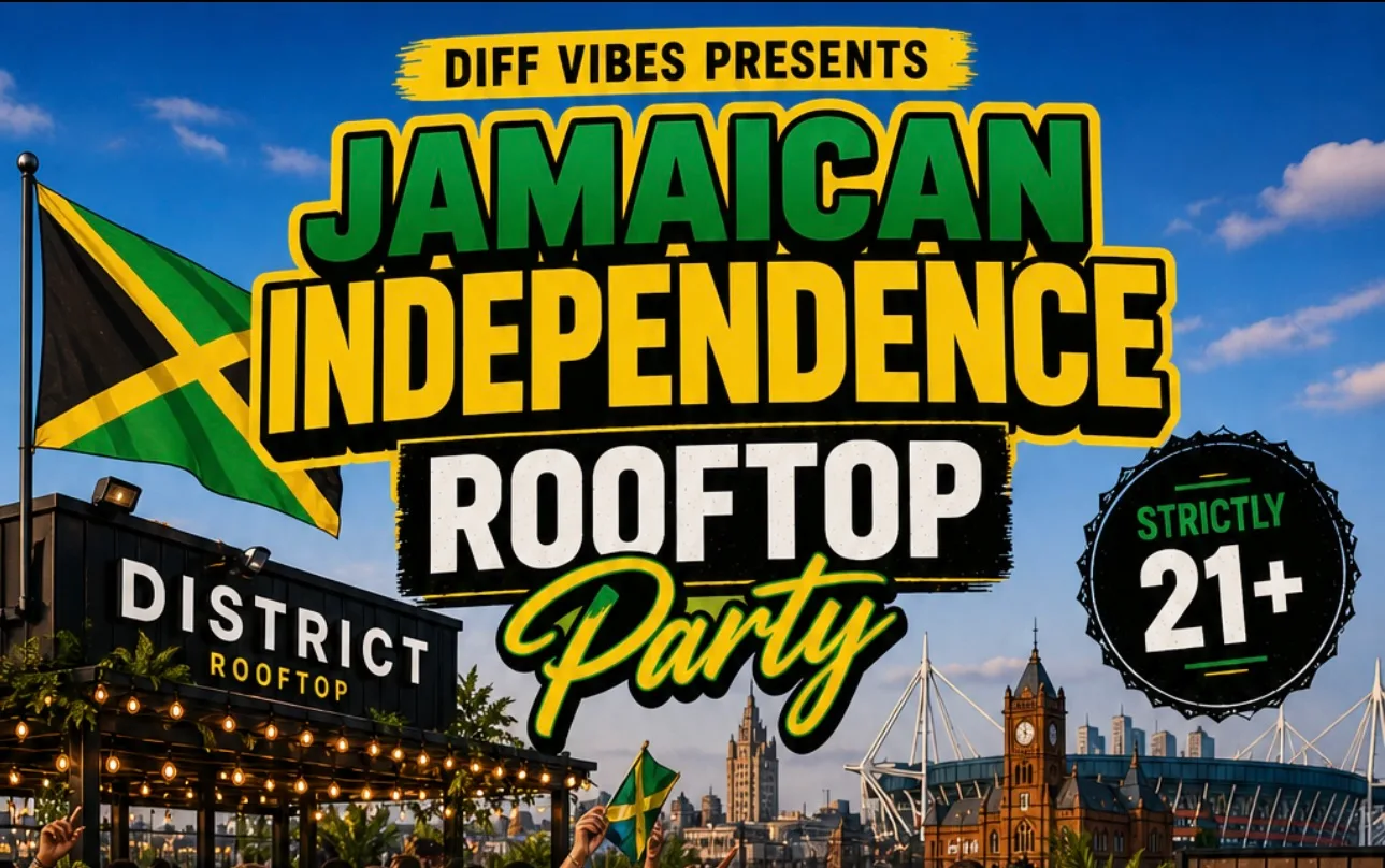 Jamaican Independence Rooftop Party (Cardiff) at District Cardiff