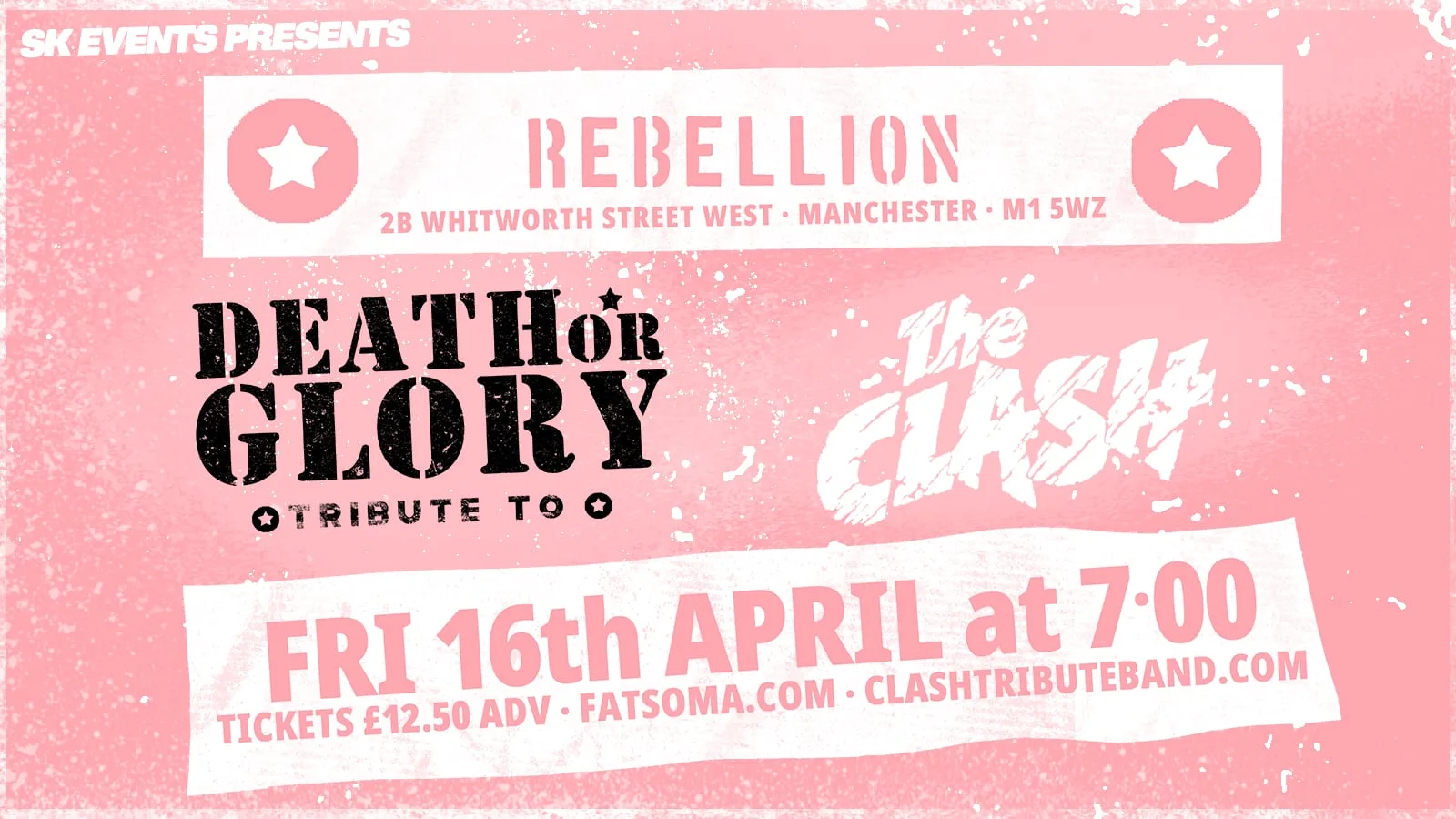 Death Or Glory - A Tribute To The Clash - Debut Album 50th Anniversary & More - Manchester