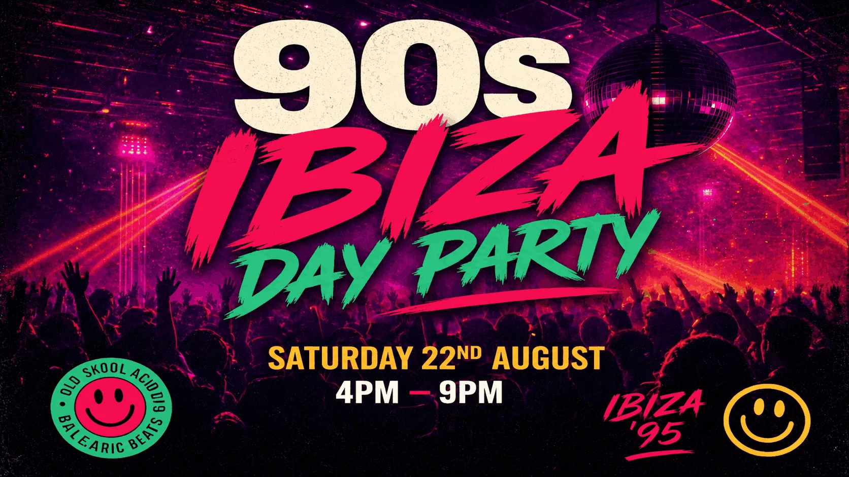 90s Ibiza Day Party - Brighton ☀️🌴 at CHALK