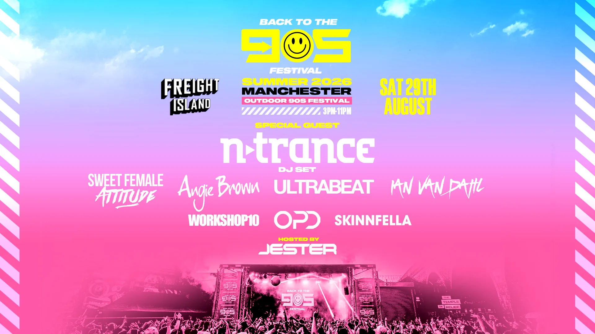 Back To The 90s - Summer Outdoor Festival - Manchester [TICKETS SELLING FAST!]