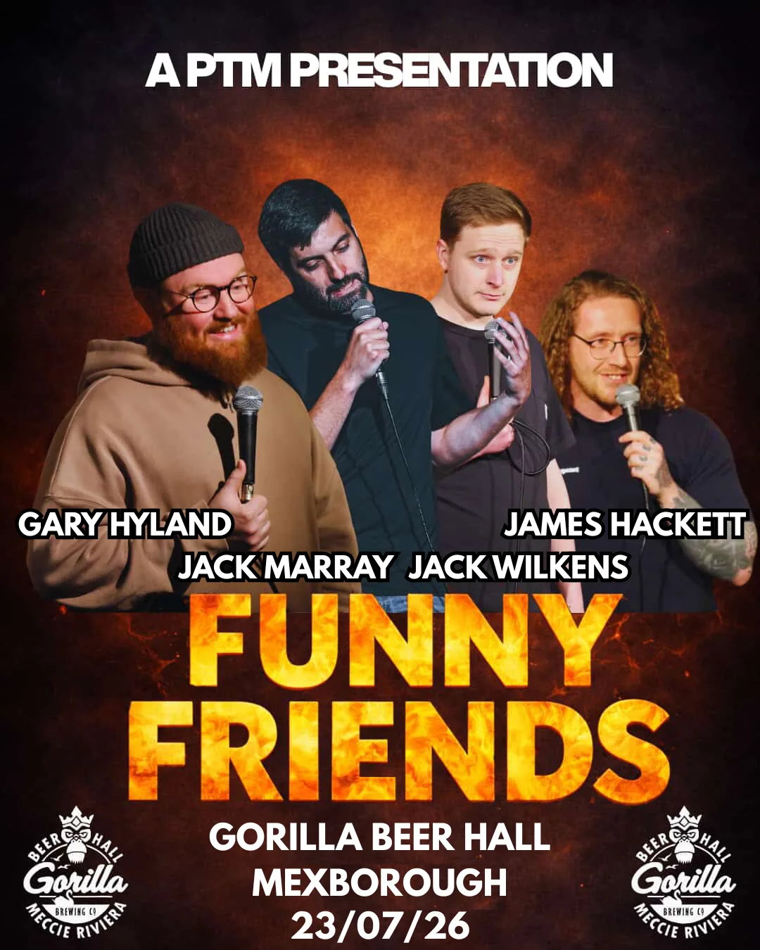 Funny Friends at Gorilla Beer Hall