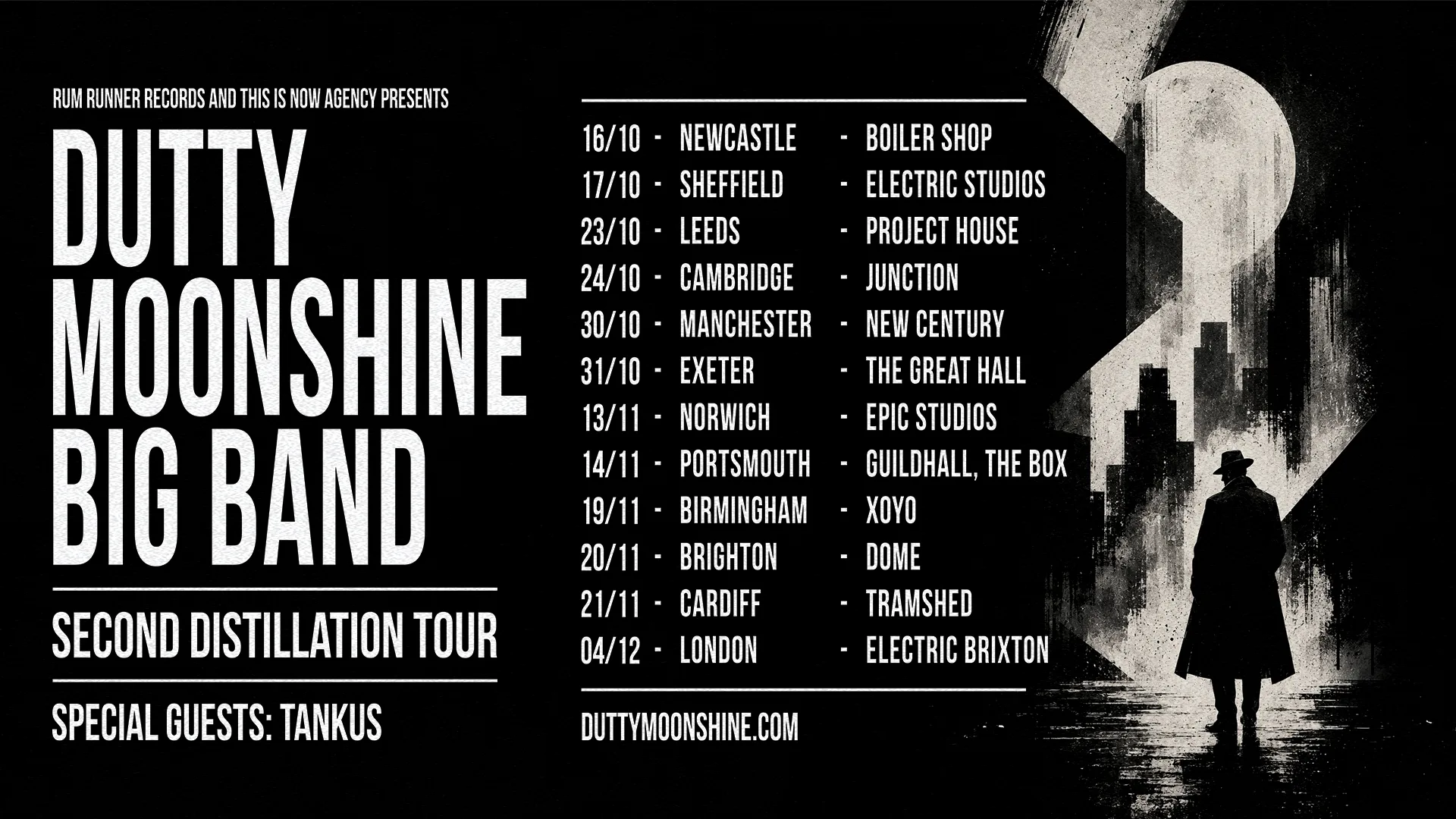 Cambridge - Dutty Moonshine Big Band - Second Distillation Tour at Cambridge Junction