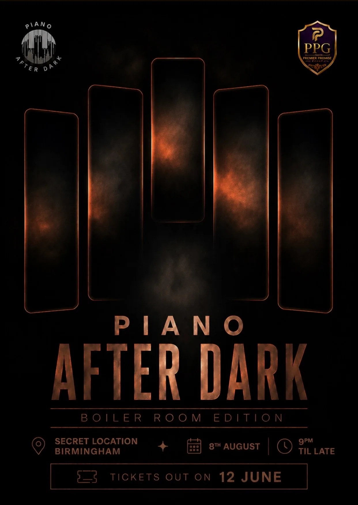 Piano After Dark : Boiler Room Edition ❗️ at Secret Space Digbeth