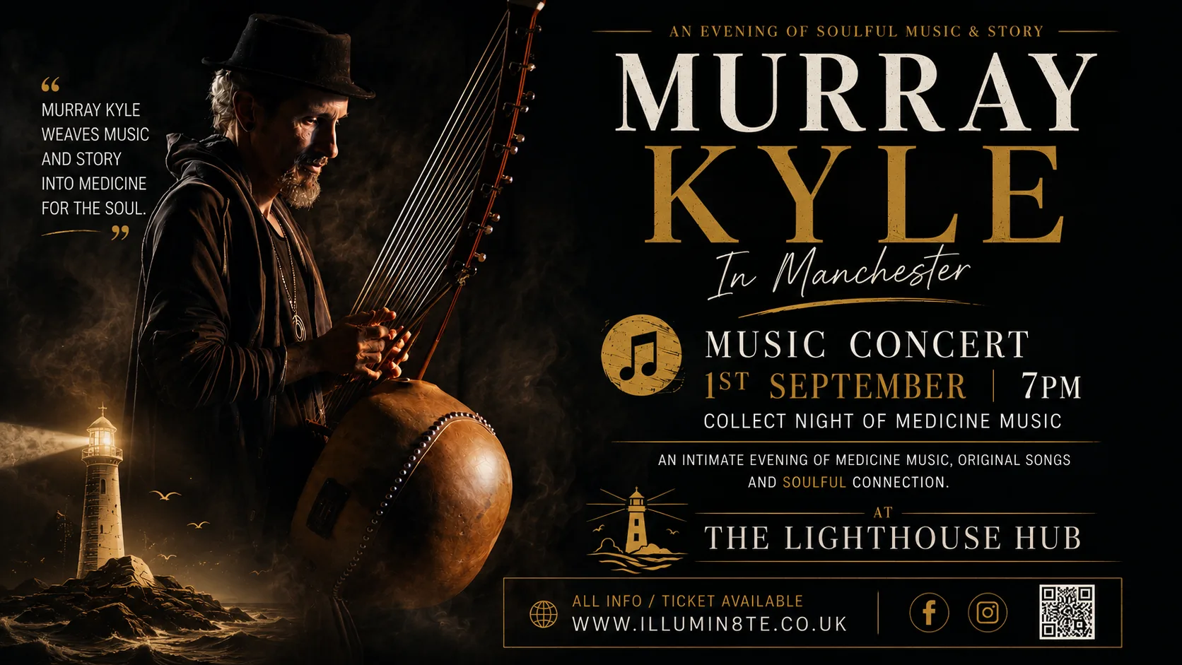 MURRAY KYLE CONCERT (TUESDAY 1ST SEPTEMBER) @ THE LIGHTHOUSE HUB 7PM at The Lighthouse Hub