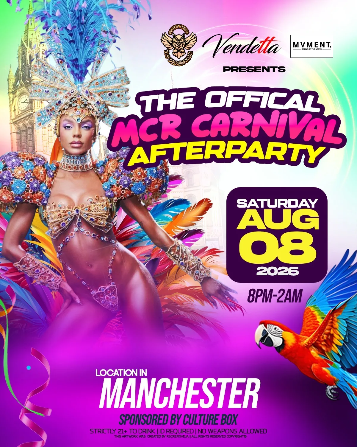Carnival offical afterparty at Hulme High Street Underground Car Park