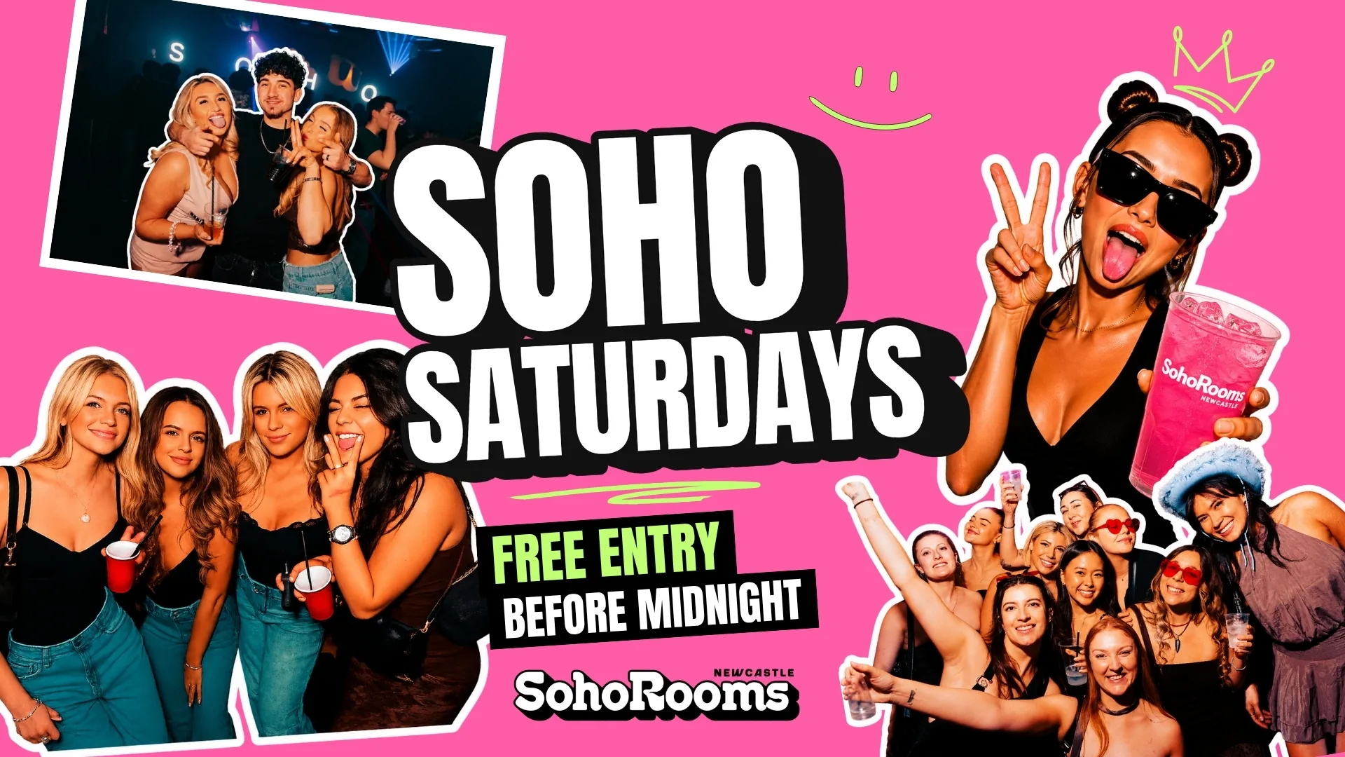 Soho Saturdays | Soho Rooms Newcastle | Newcastle at Soho Rooms