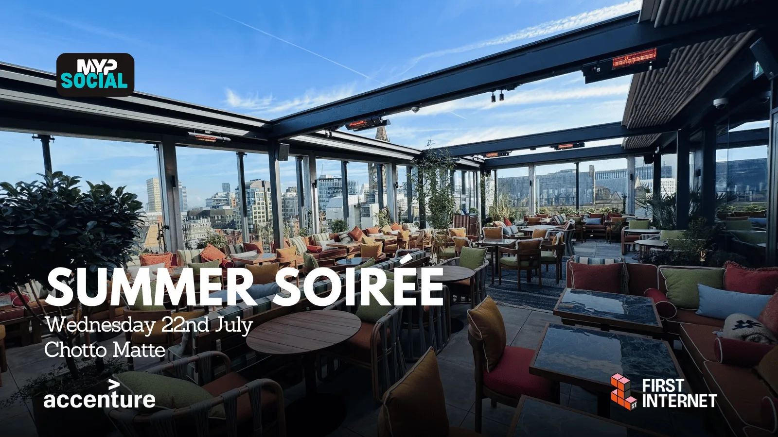 MYP Summer Soiree @ Chotto Matte - Wednesday 22nd July 2026 at Chotto Matte Manchester