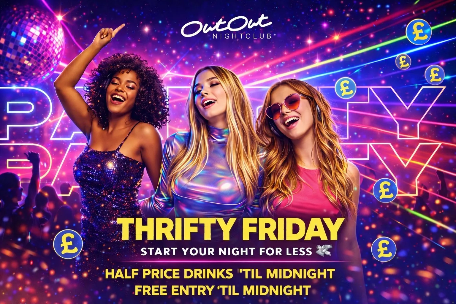 Thrifty Friday at OutOut Nightclub