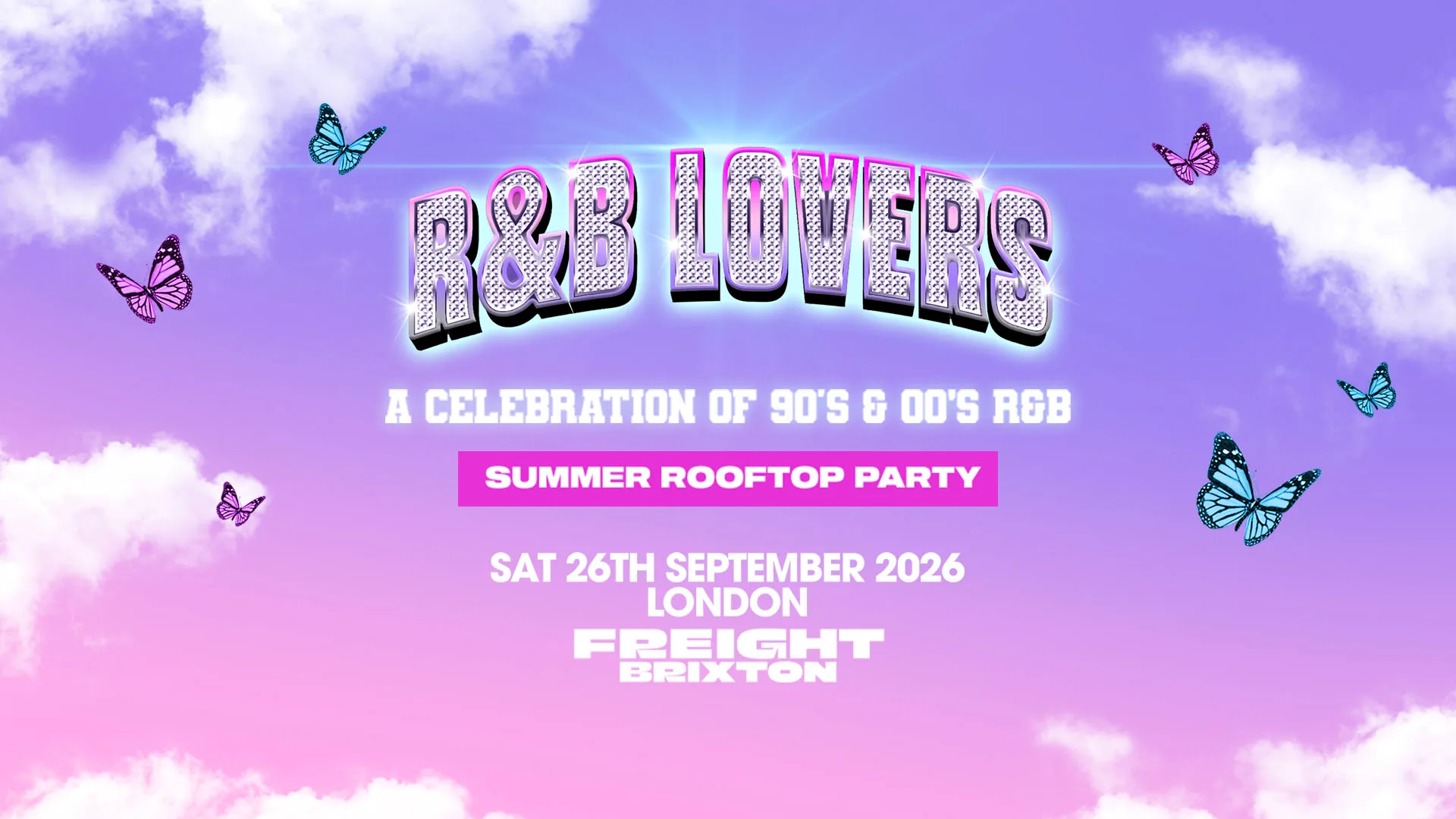 R&B Rooftop Party - Saturday 26th September - Freight Brixton [TICKETS SELLING FAST!]