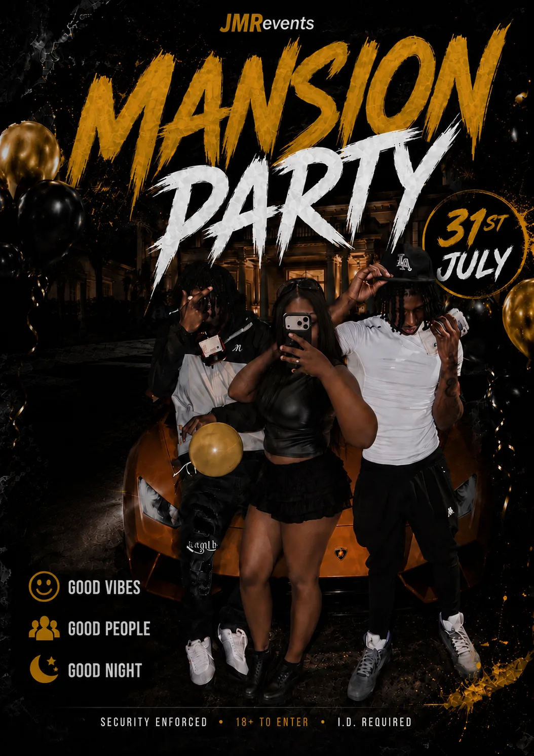 JMR mansion party at tba