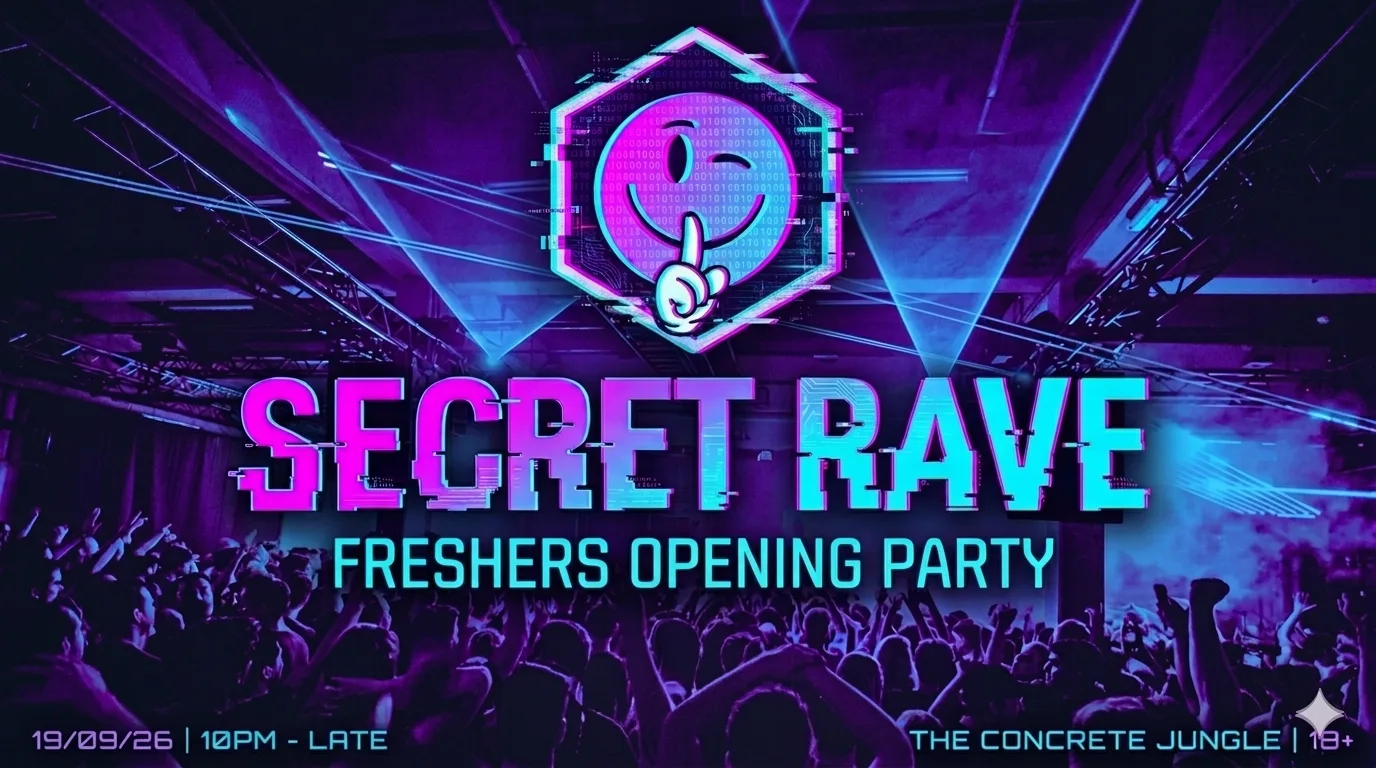 FRESHERS OPENING PARTY 👽 SECRET UNDERGROUND RAVE 👽 - SELLS OUT EVERY YEAR at VENUE TO BE REVEALED…