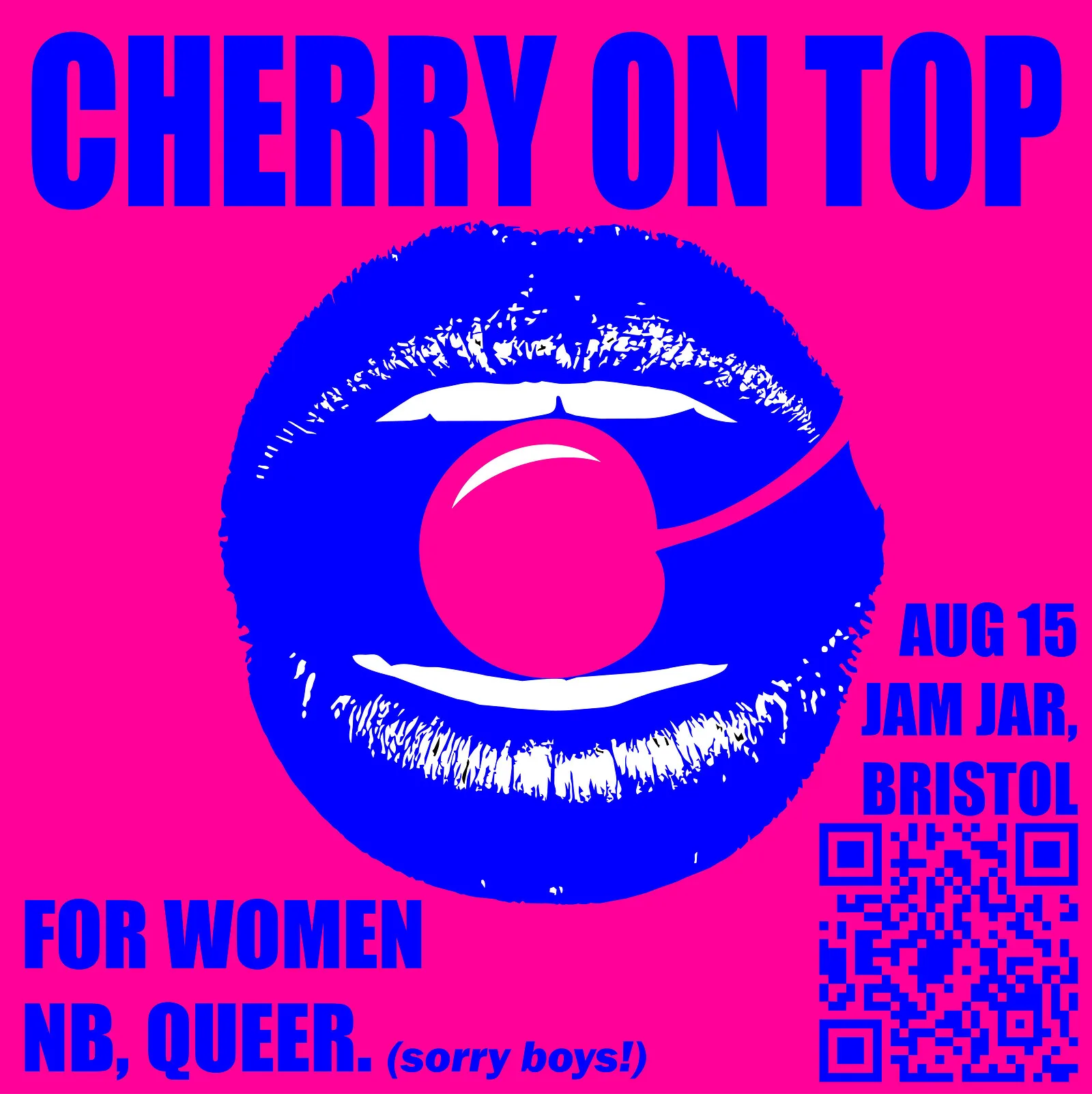 Cherry on Top at The Jam Jar