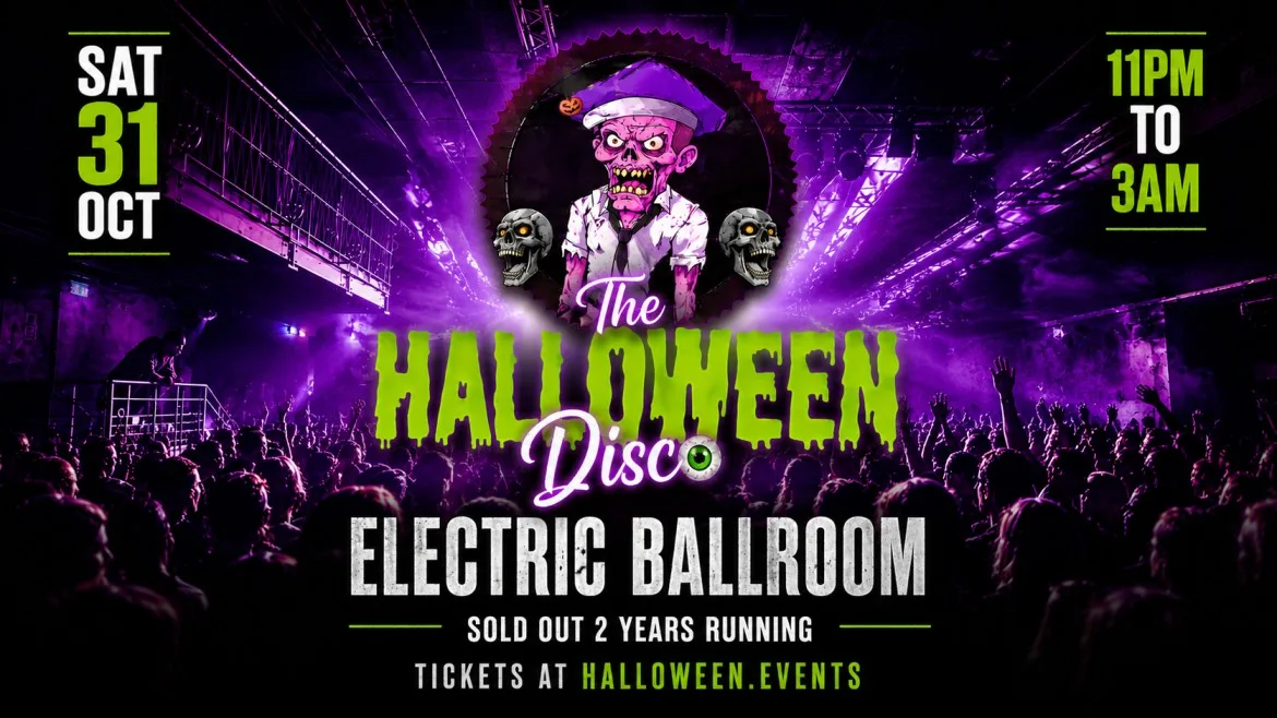 The Halloween Disco | Sat 31 Oct at Electric Ballroom at Electric Ballroom