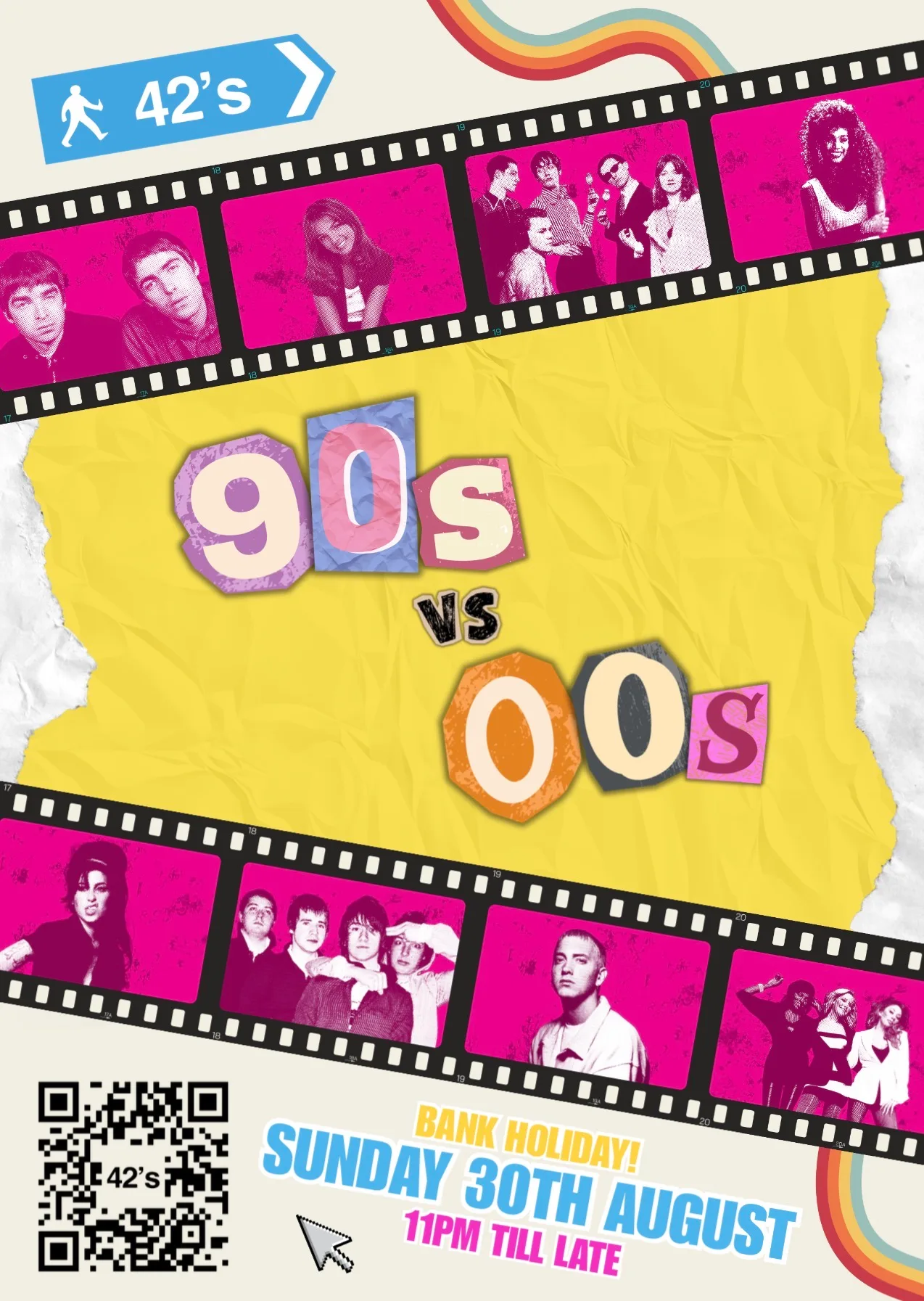 90s vs 00s Bank Holiday special at 42's