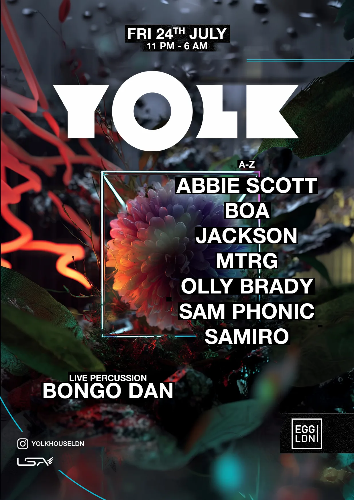YOLK: House & Tech-House Nights at EGG LDN at Egg London Nightclub