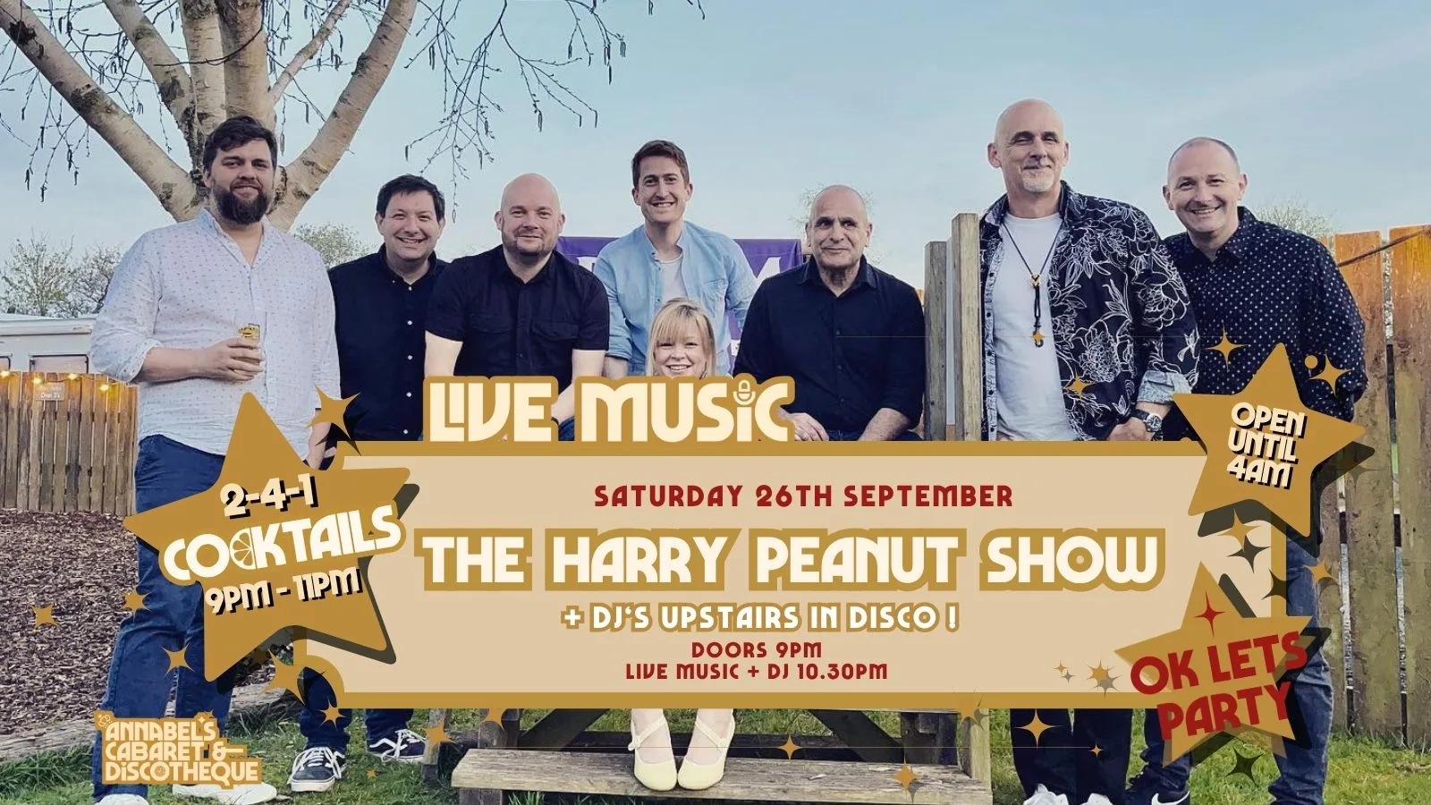 Live Music: THE HARRY PEANUT SHOW // Annabel’s Cabaret & Discotheque at Annabel's Cabaret and Discotheque