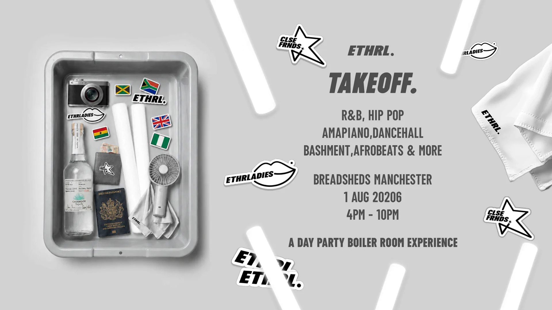 ETHEREAL TAKEOFF 🛫 | DAY PARTY BOILER ROOM. at The Bread Shed, Manchester
