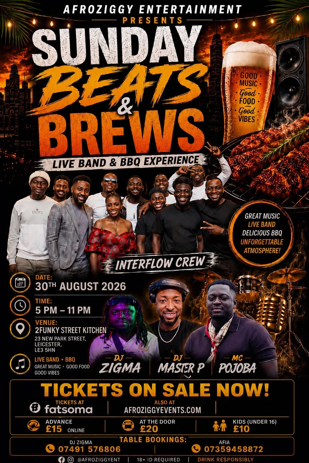 SUNDAY BEATS & BREWS at 2Funky Street Kitchen