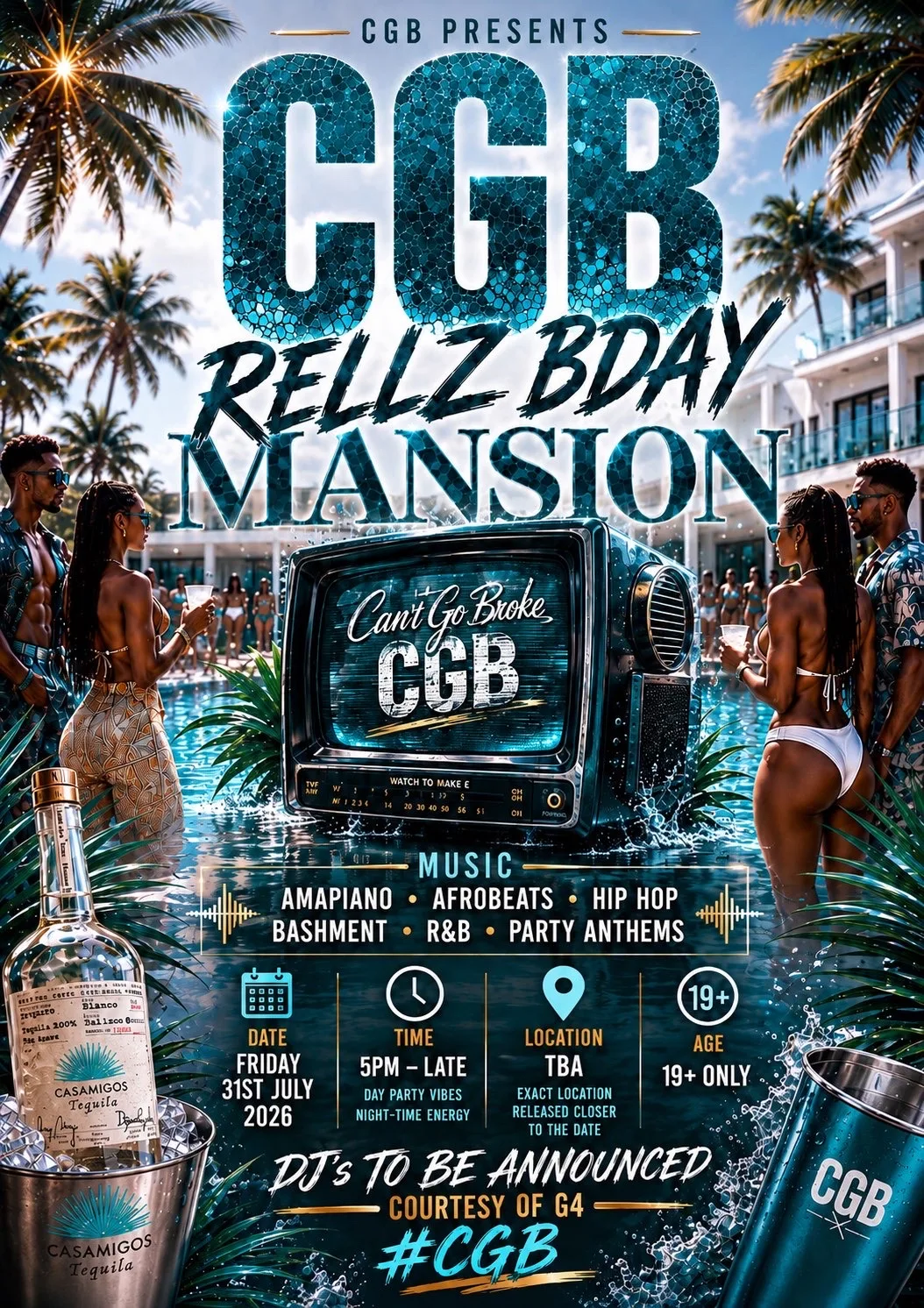 RELLZ BDAY MANSION at TBA