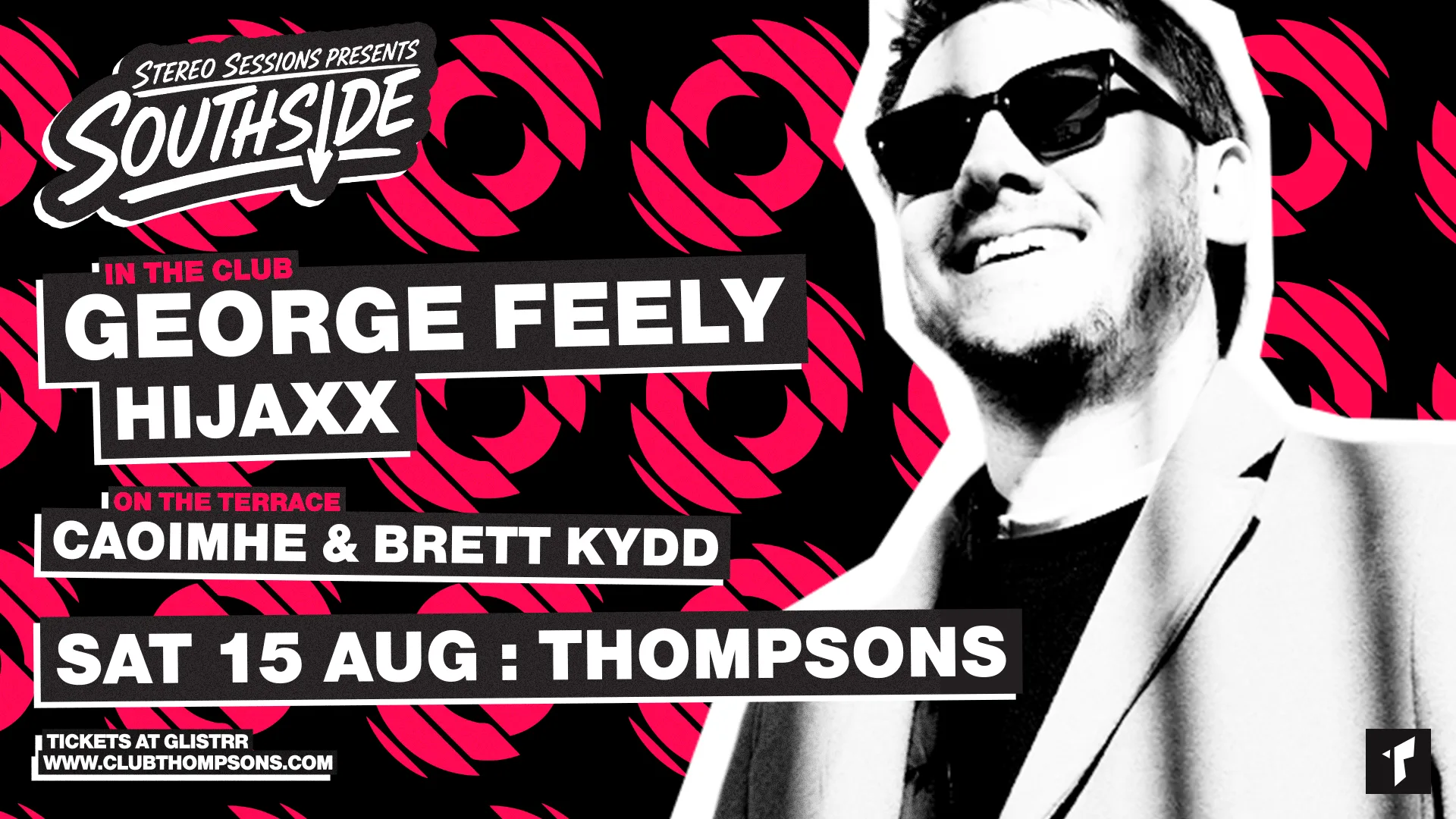 Stereo Sessions pres. GEORGE FEELY • Sat 15 Aug • Thompsons at Thompsons Garage