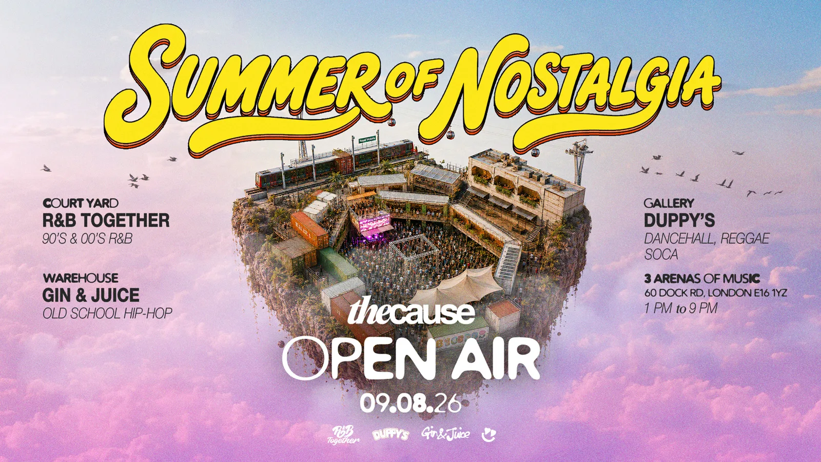 R&B TOGETHER x GIN & JUICE x DUPPY'S - SUMMER OPEN AIR FESTIVAL 2026 ☀️ [SELL-OUT WARNING] ⚠️