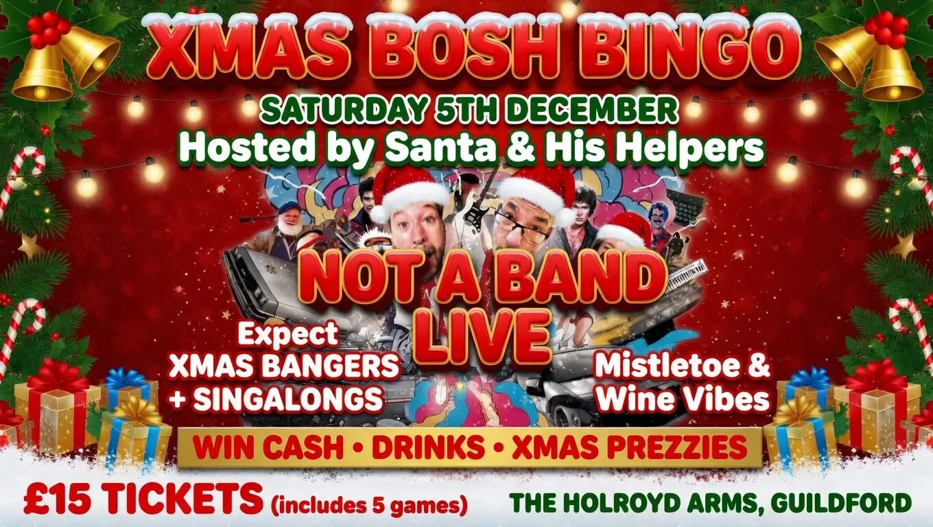 BOSH XMAS BINGO at Holroyd Arms