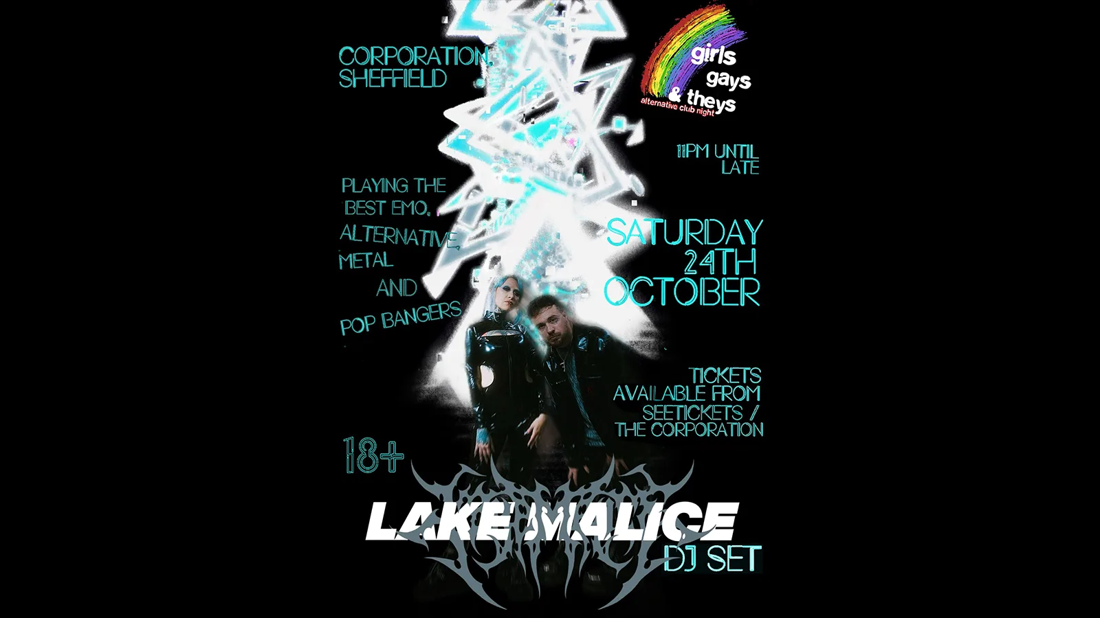 Girls, Gays & Theys | Lake Malice at Corporation Nightclub