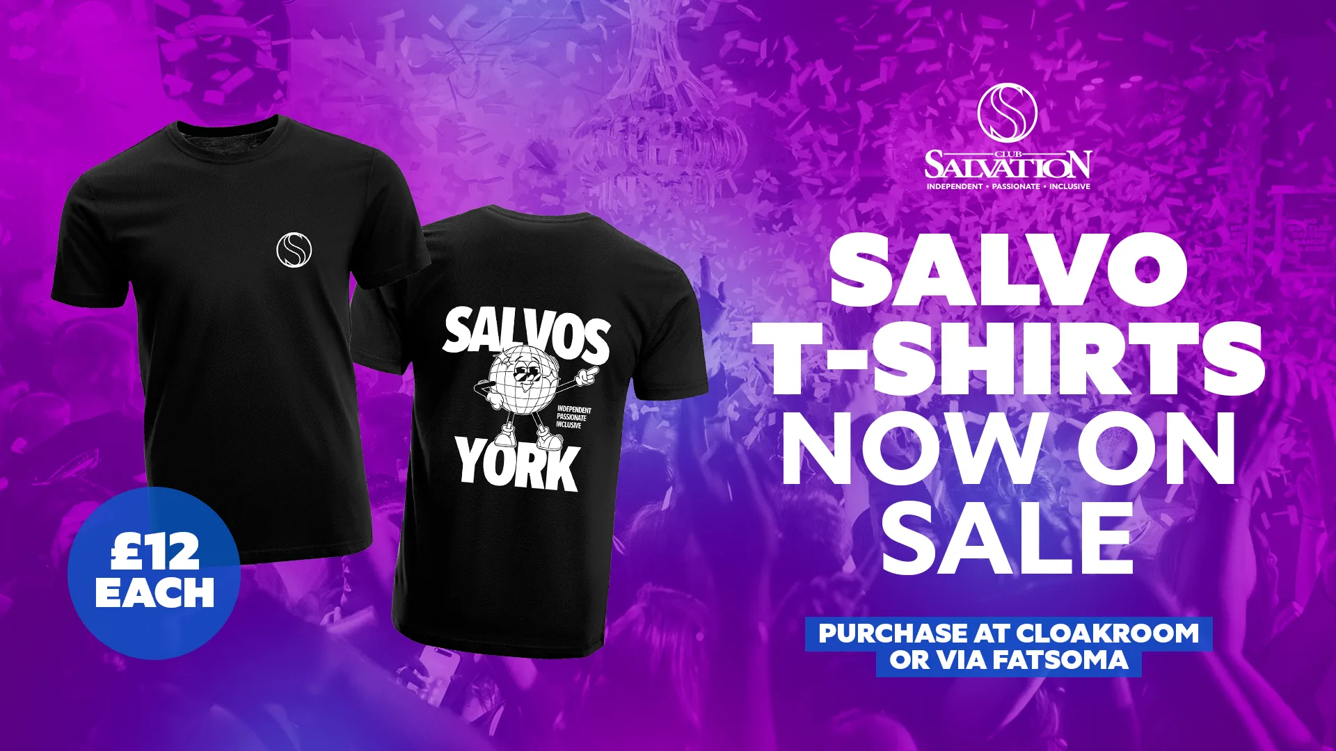 LIMITED EDITION: Salvos York Tee Drop 🔥