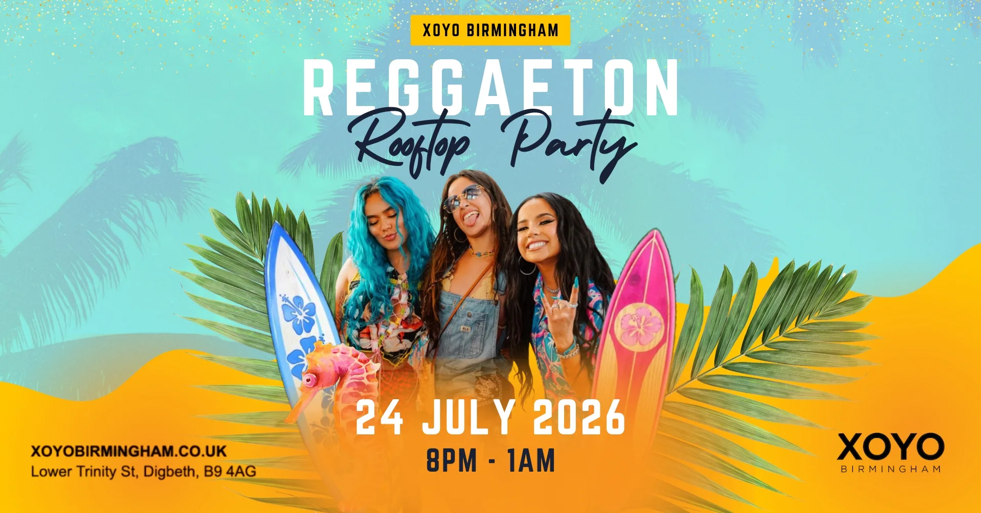 Reggaeton Rooftop Party (Birmingham) at XOYO Birmingham