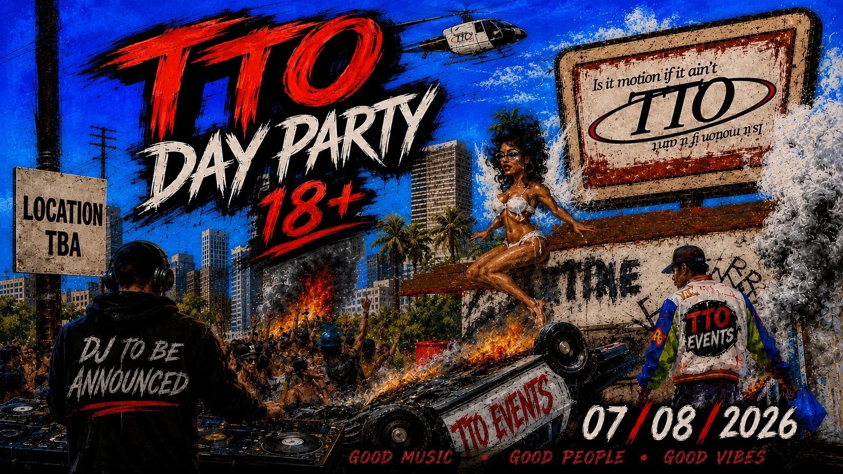 TTO DAY PARTY at 2Funky Street Kitchen