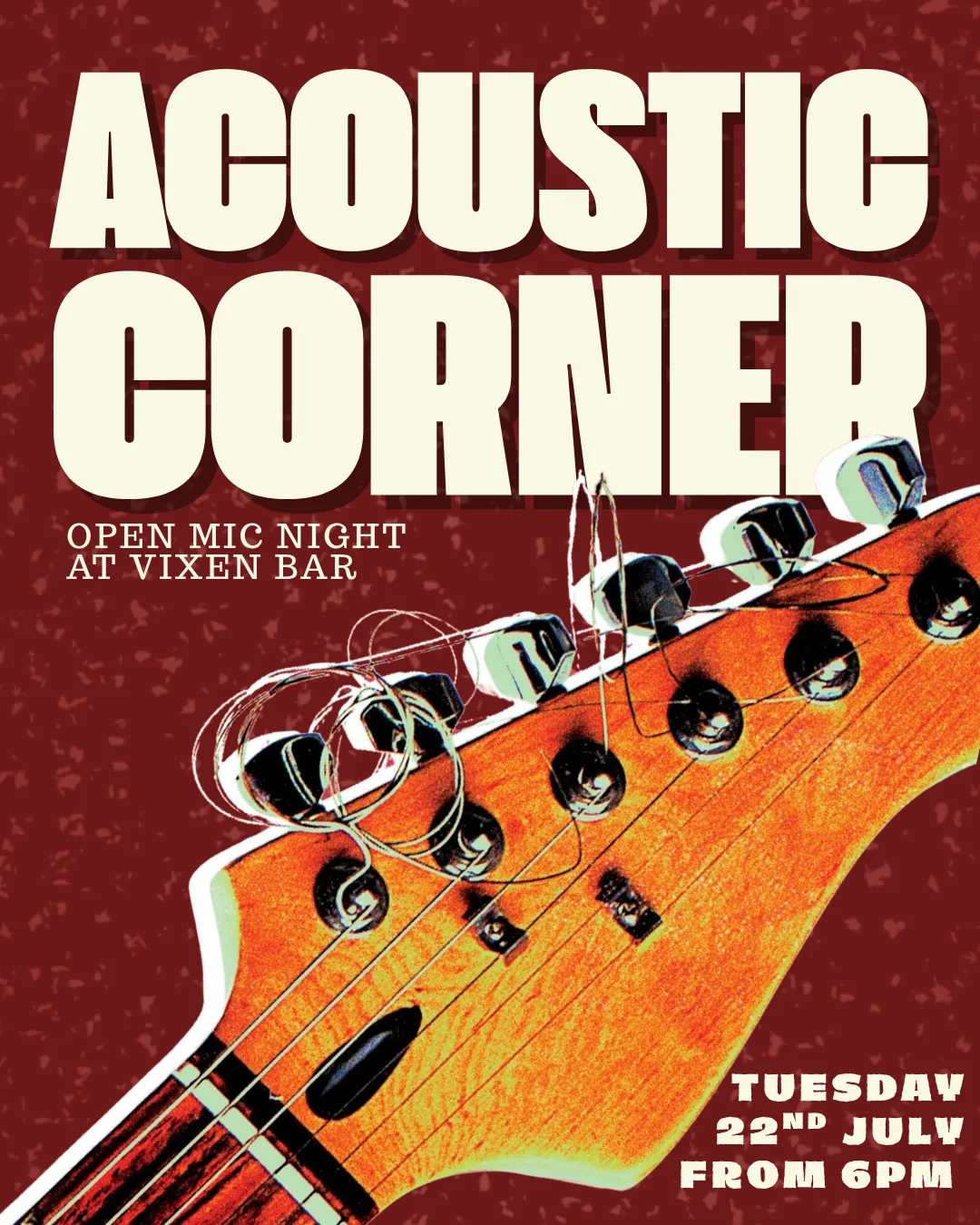 Acoustic Corner Open Mic Night at Vixen Bar