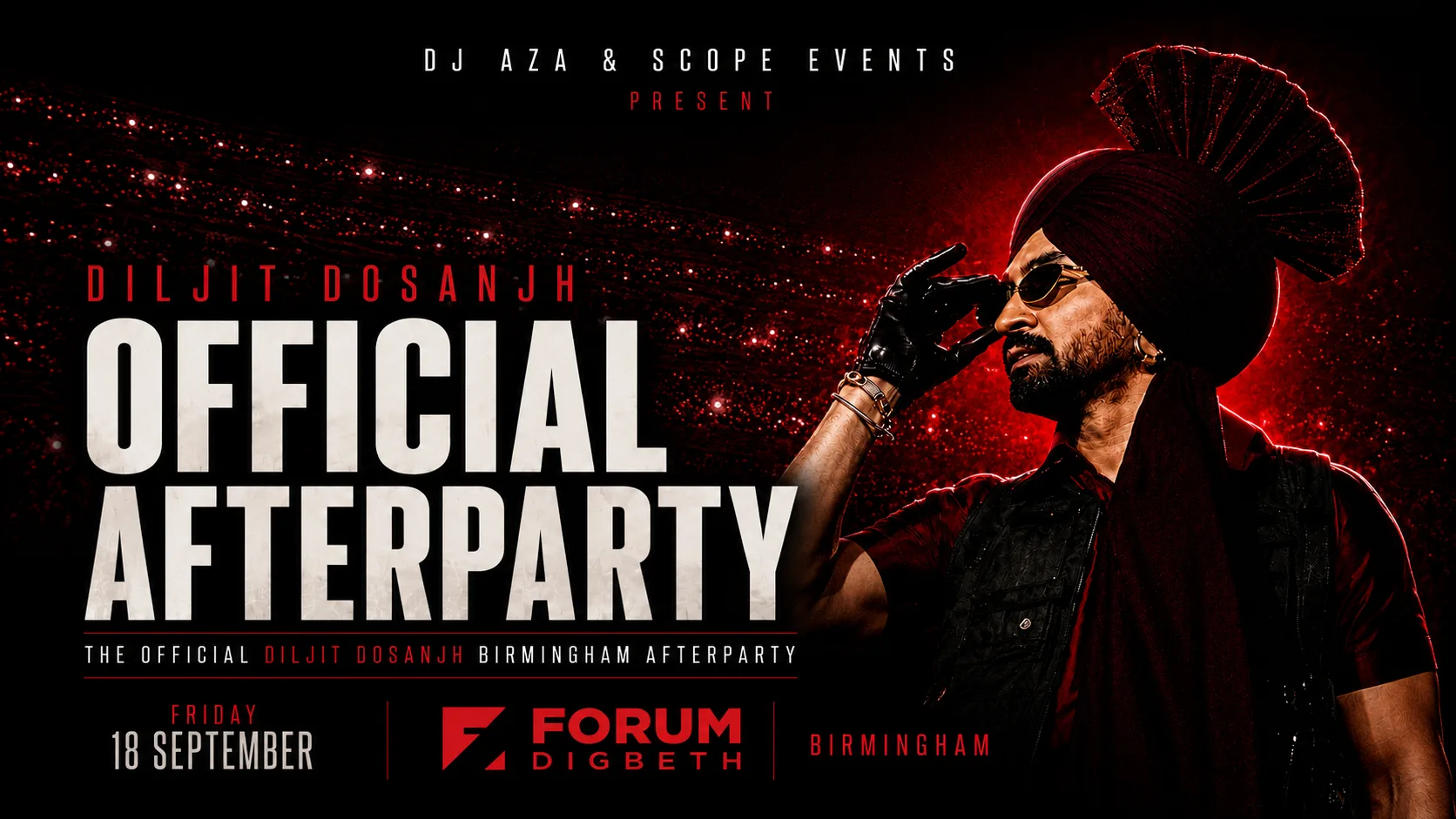 The Official Diljit Dosanjh Concert Afterparty at Forum Digbeth