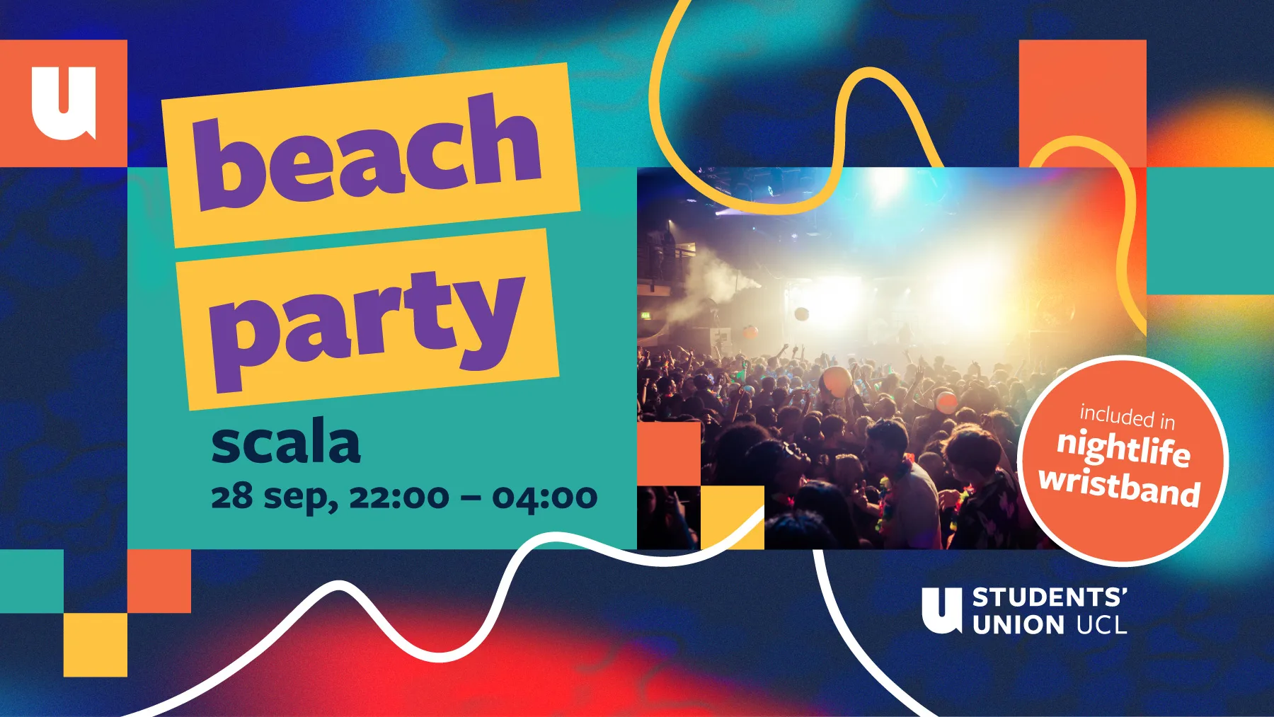 The UCL Freshers Beach Party at SCALA Kings Cross 🌊 at Scala