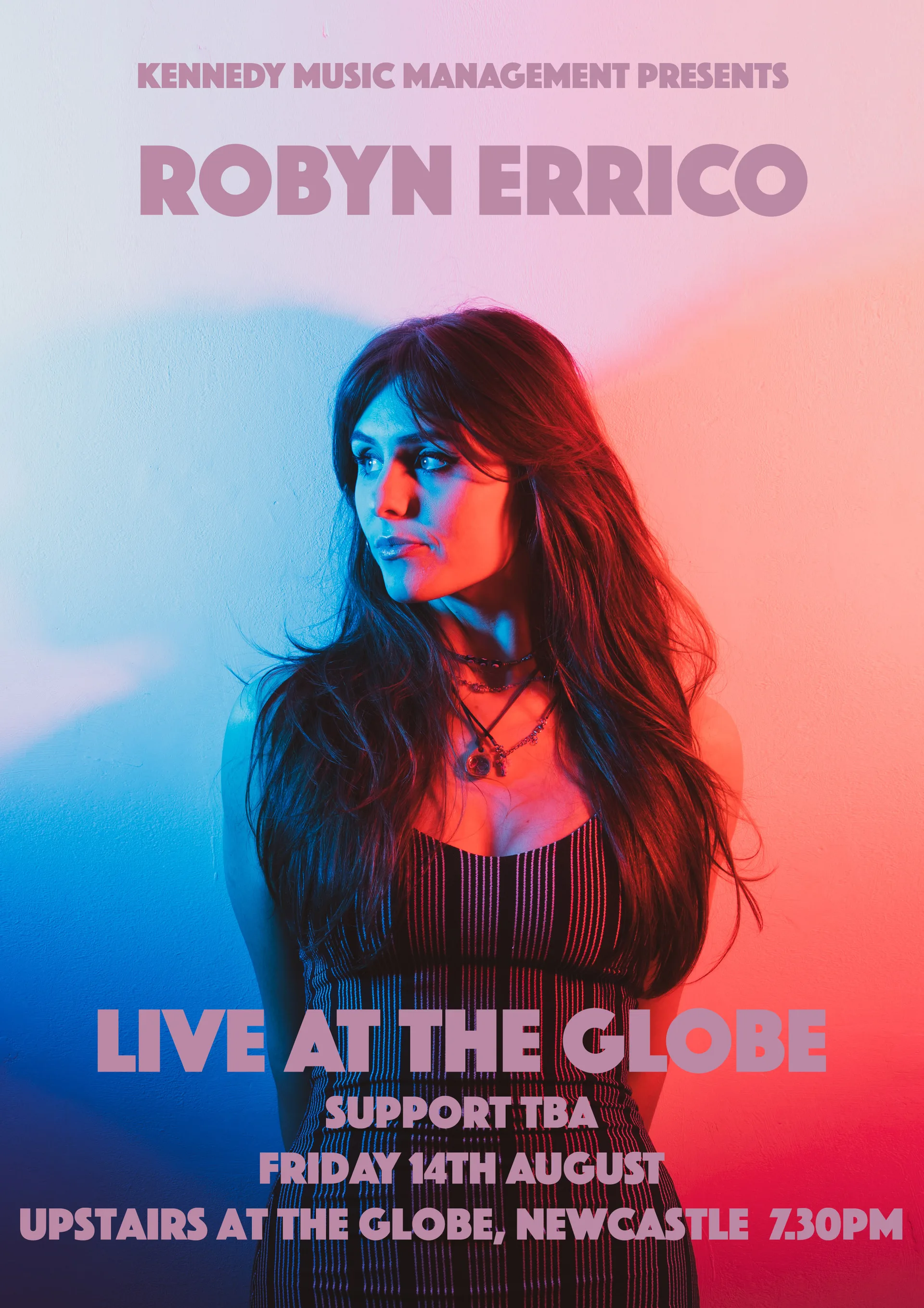 Robyn Errico + Support at The Globe (Upstairs), Newcastle at The Globe