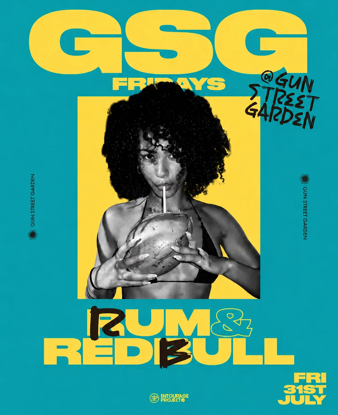GSG FRIDAYS: RUM AND REDBULL🥥 at Gun Street Garden