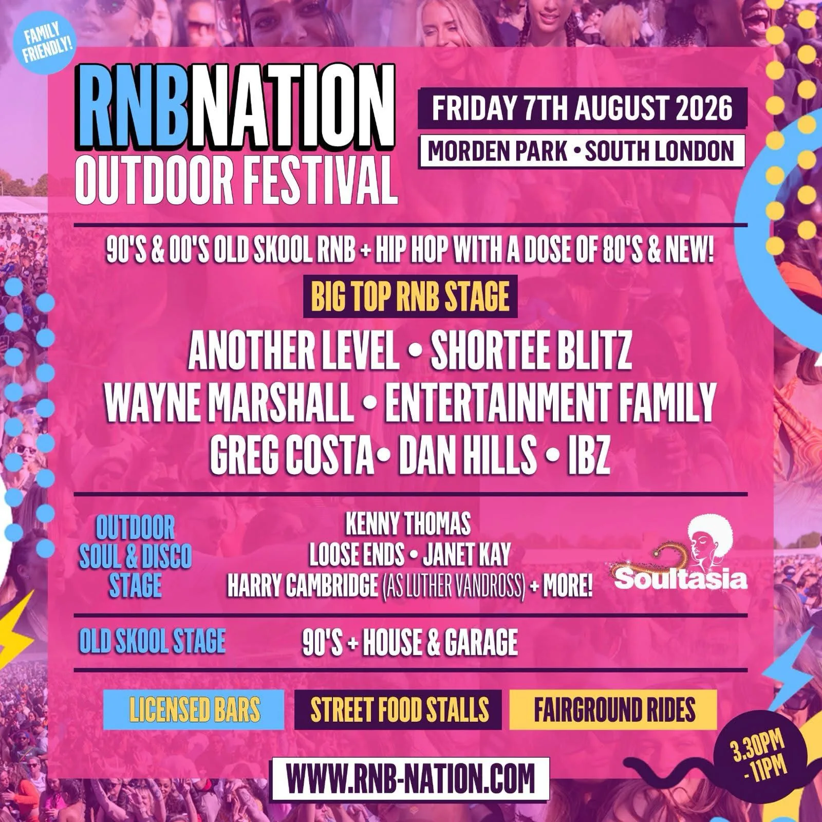 RnB Nation Outdoor Festival London at Morden Park House