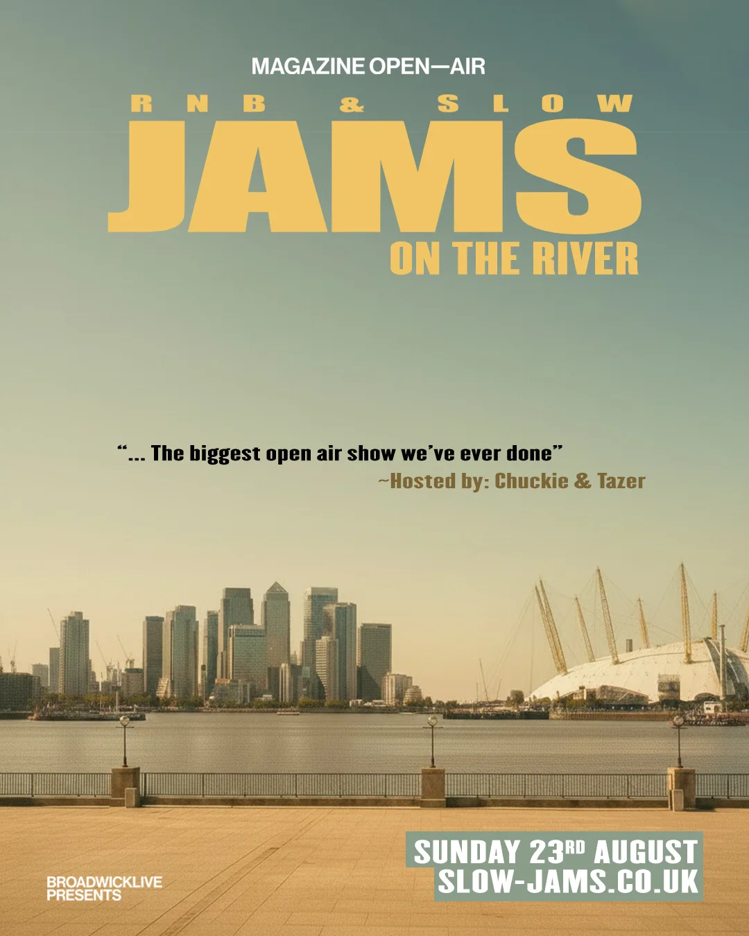 RnB & Slow Jams: ON THE RIVER 2026 @ MAGAZINE OPEN-AIR
