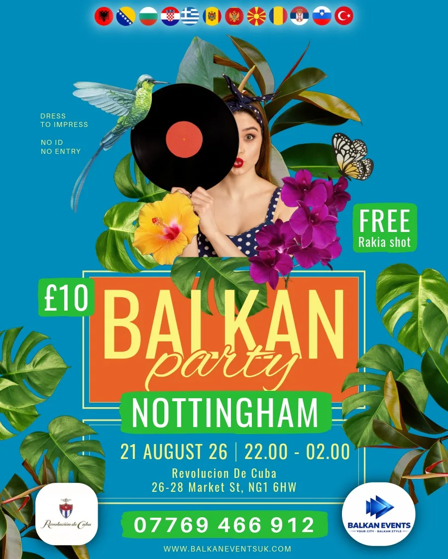 BALKAN Party NOTTINGHAM - HOLIDAY Party
