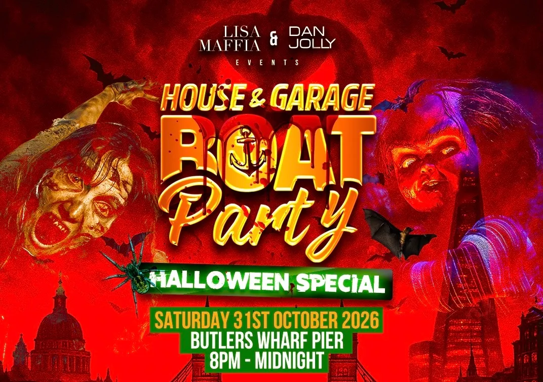 UK GARAGE HALLOWEEN BOAT PARTY