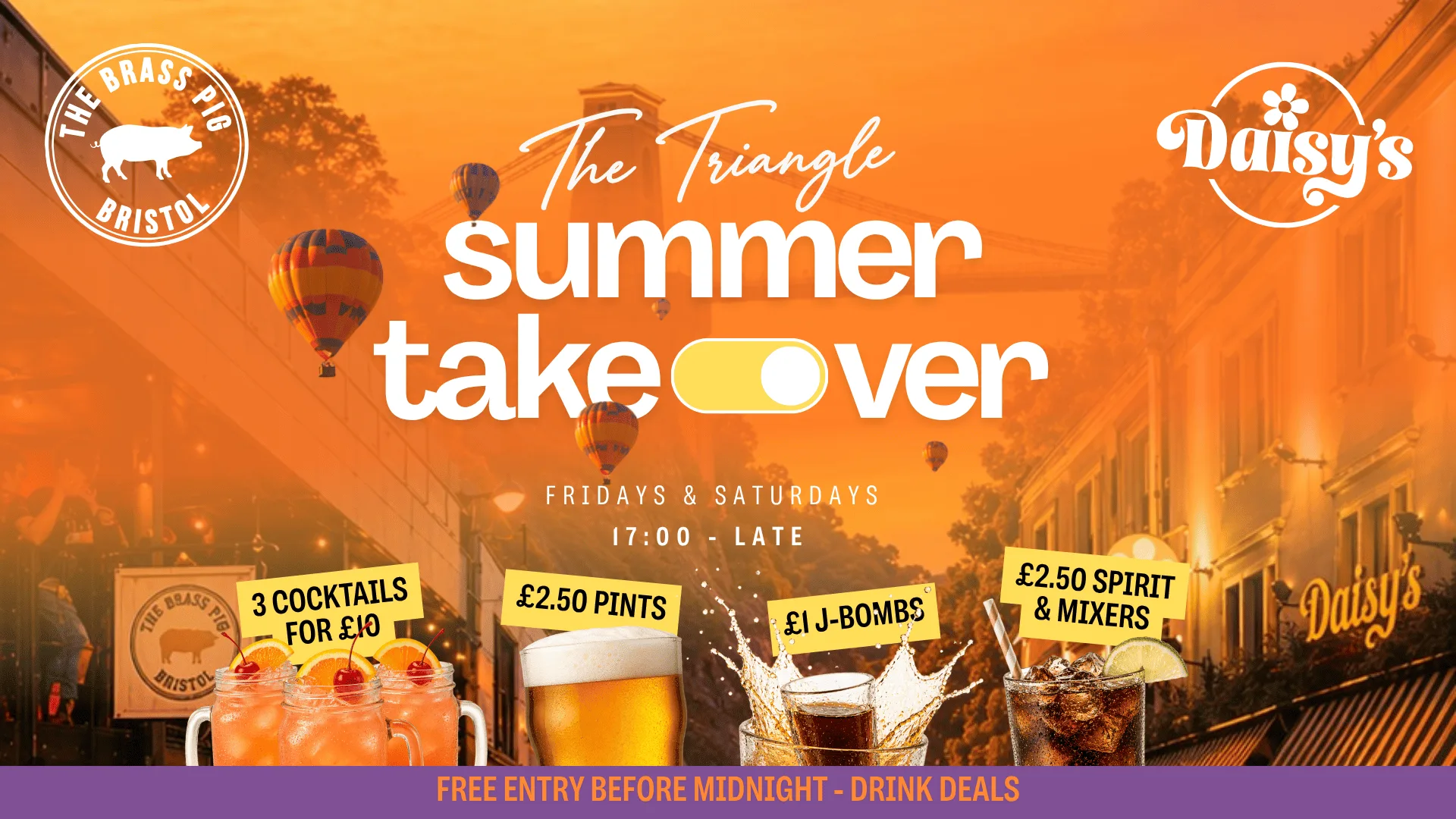 Summer Takeover - 29.08.26 at The Brass Pig