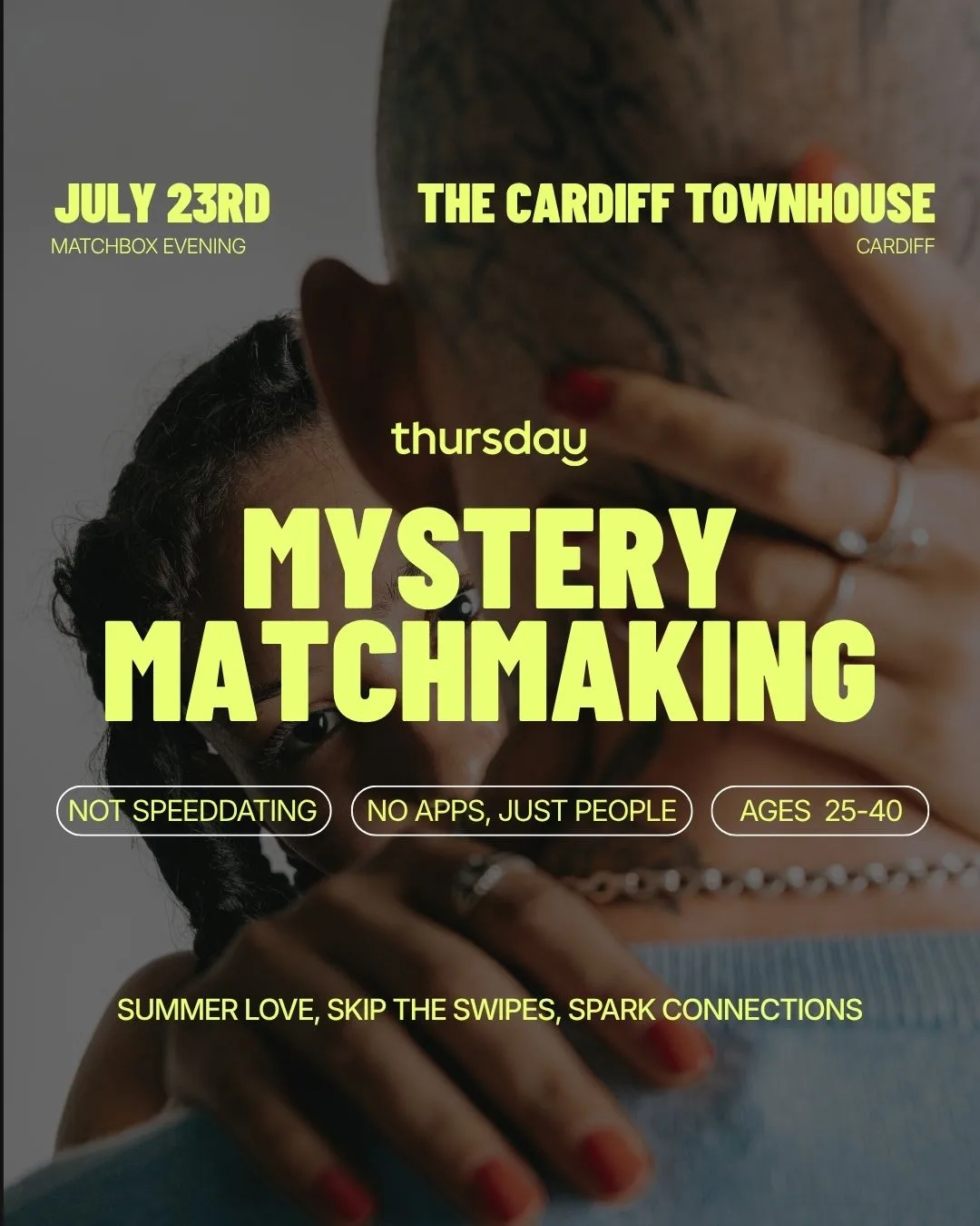 Thursday | Mystery Matchmaking (25-35) | Cardiff at The Cardiff Townhouse