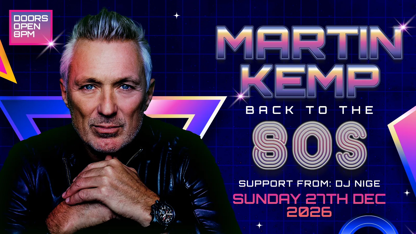 Martin Kemp's Back to the 80s at The Keys Nightclub