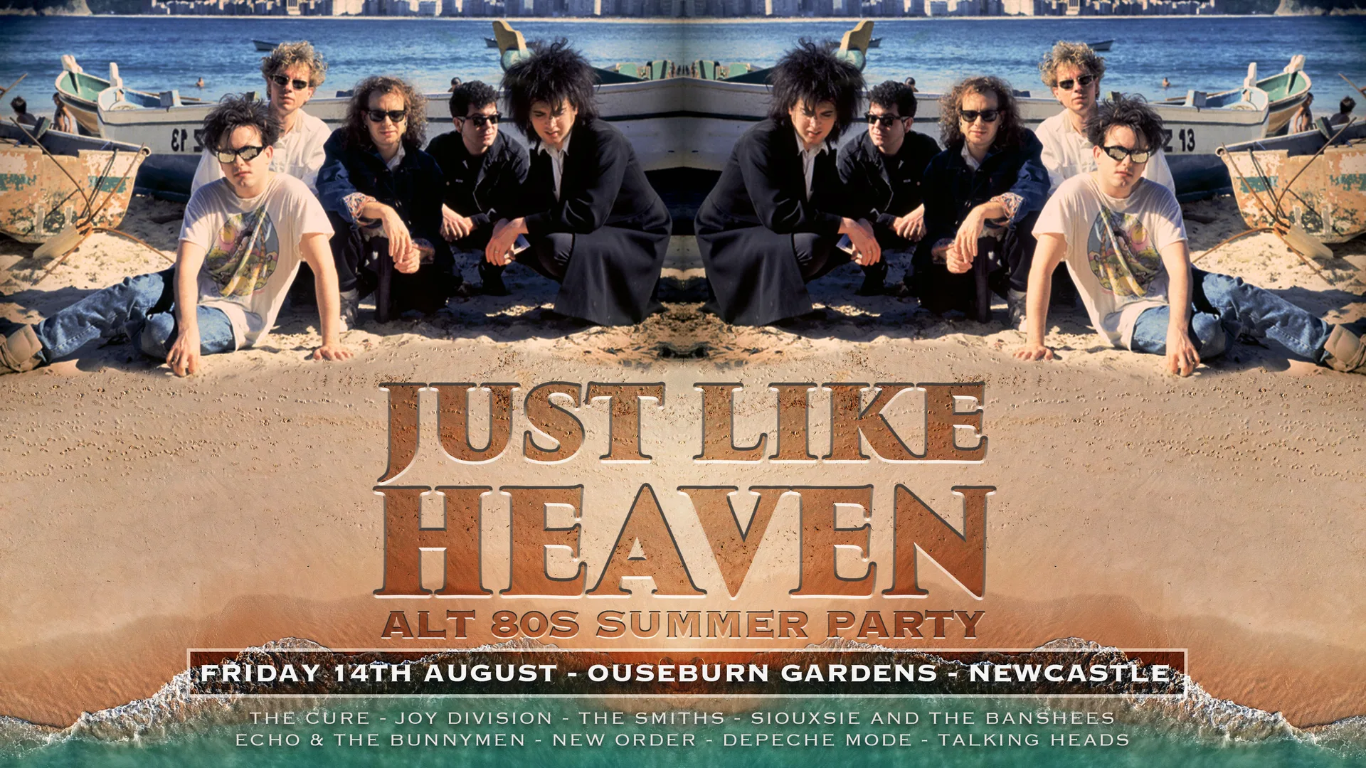 Just Like Heaven: Alt 80’s Summer Terrace Party (Newcastle) at Ouseburn Garden