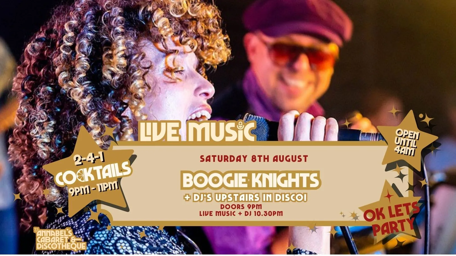 Live Music: BOOGIE KNIGHTS // Annabel’s Cabaret & Discotheque at Annabel's Cabaret and Discotheque
