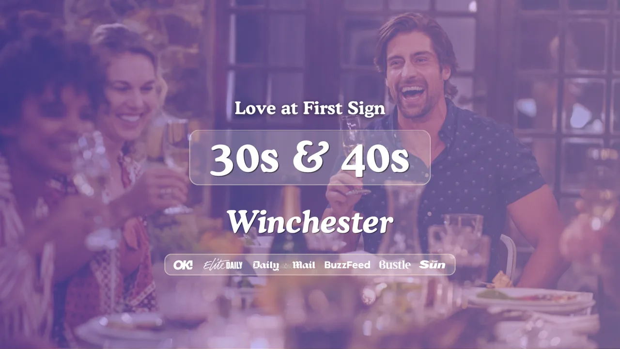 30s & 40s Singles Night at Stable Winchester | Love at First Sign at The Winchester Stable
