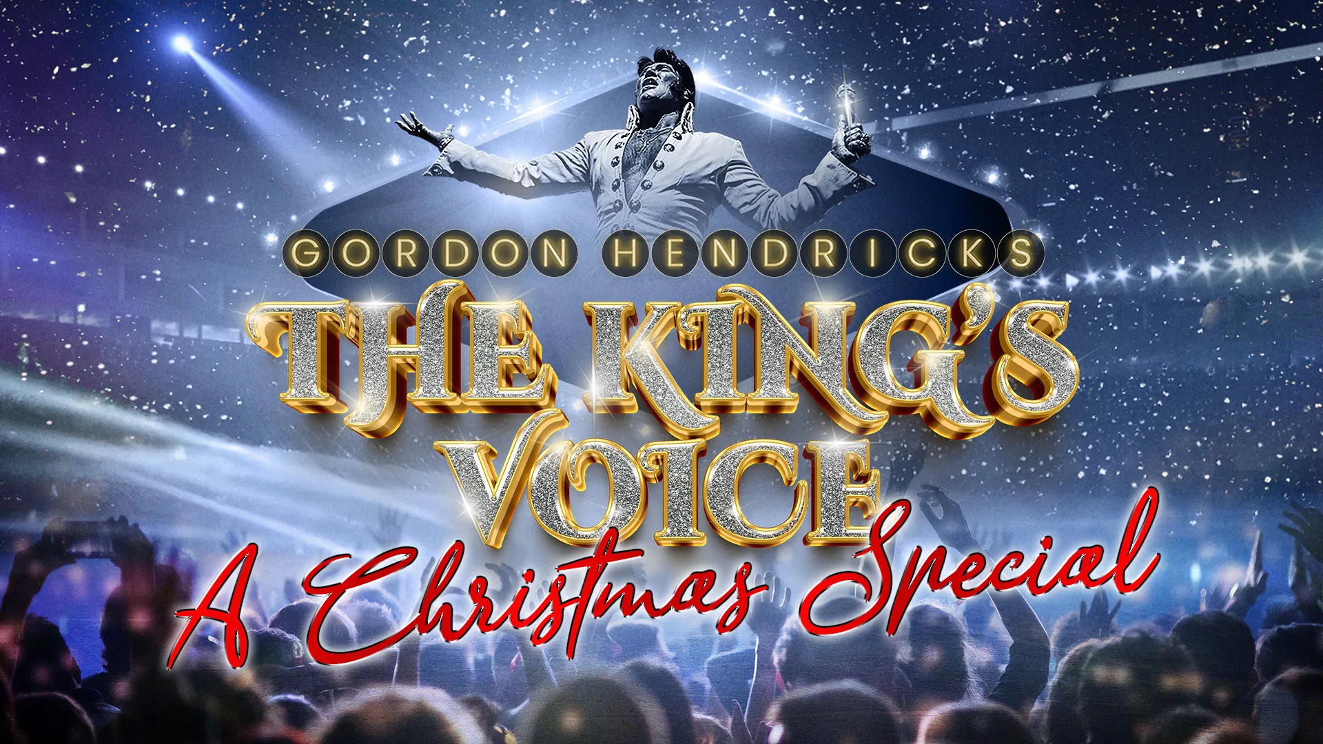 Gordon Hendricks is ELVIS – The King’s Voice Christmas Show at The Buttermarket